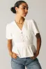 Neo Embroidered Blouse in Ivory sold by bohme