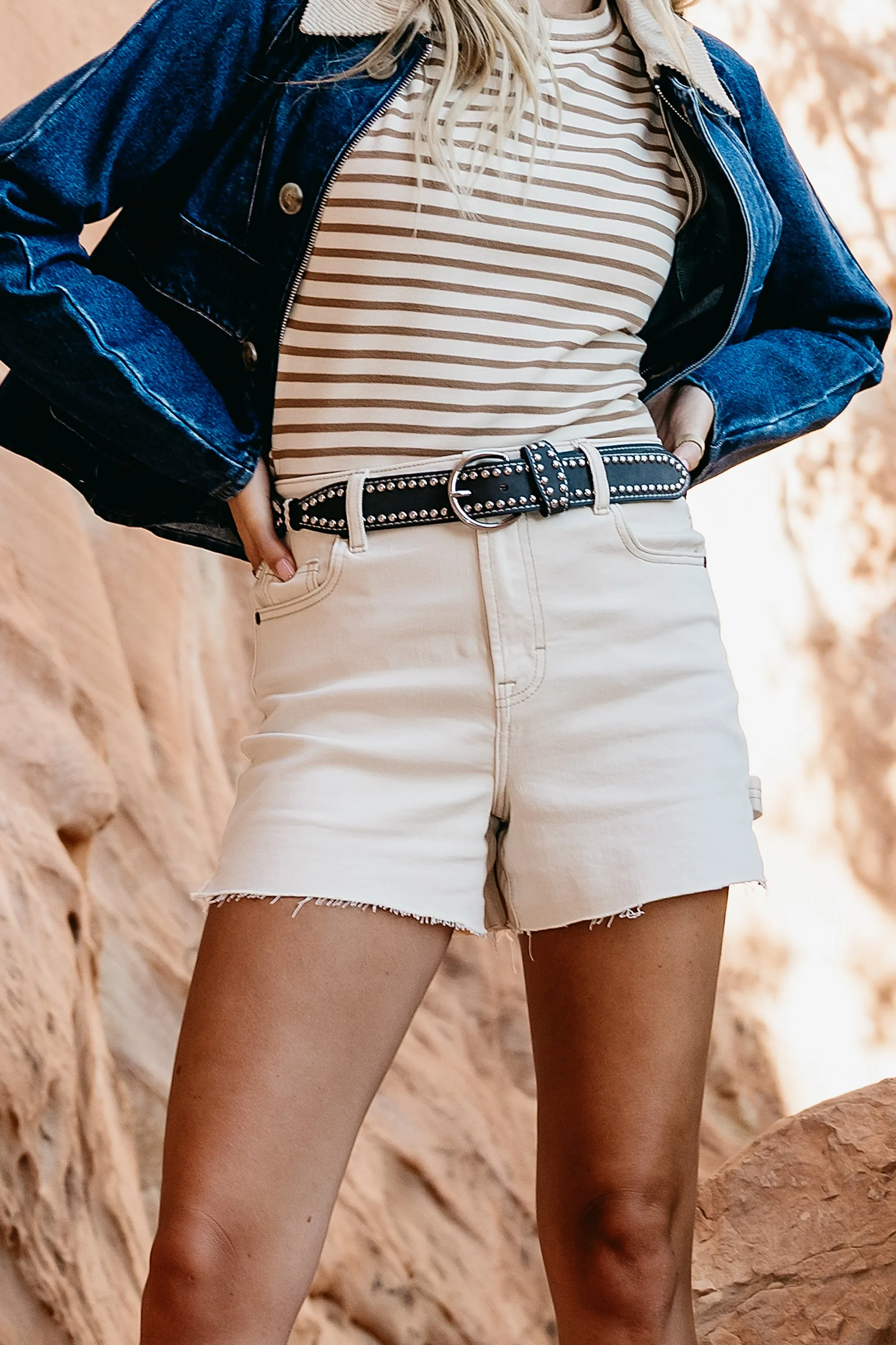 Lucia Utility Shorts sold by bohme