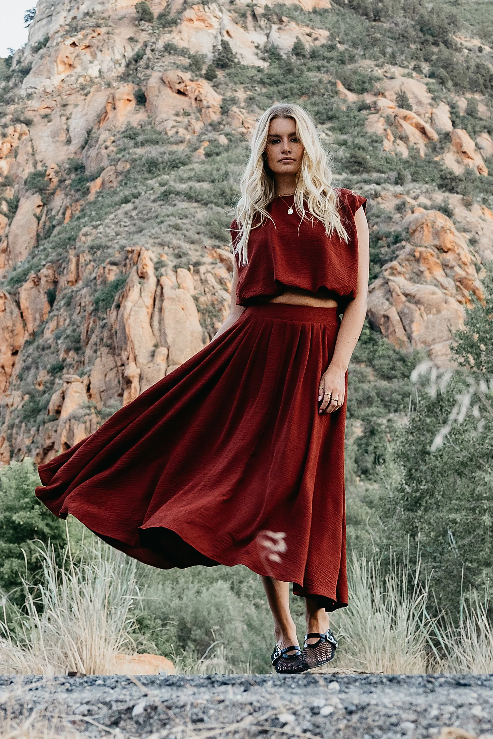 Dani Bubble Blouse - FINAL SALE sold by bohme product image thumbnail 2