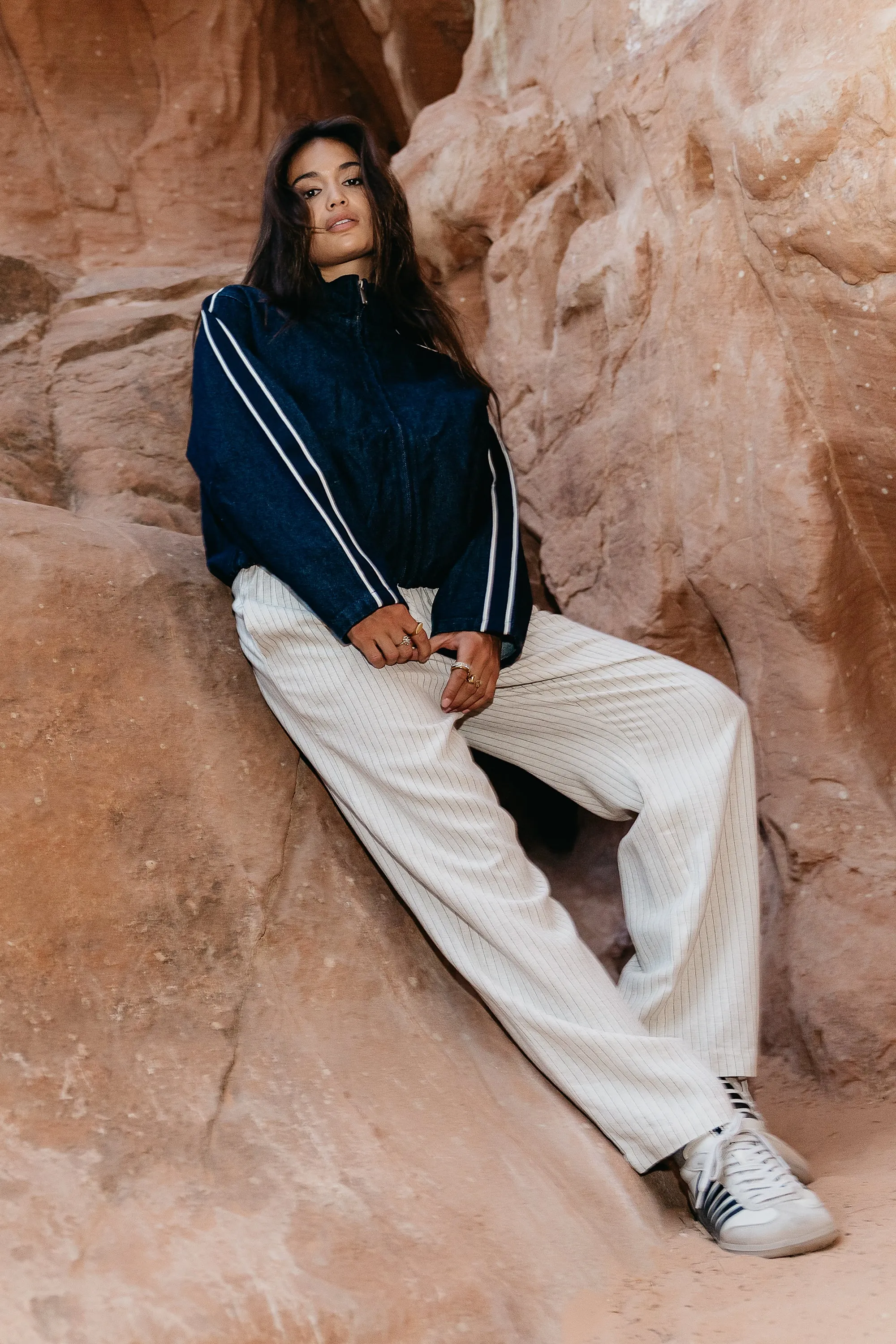 Lottie Striped Wide Leg Pants sold by bohme product image thumbnail 4