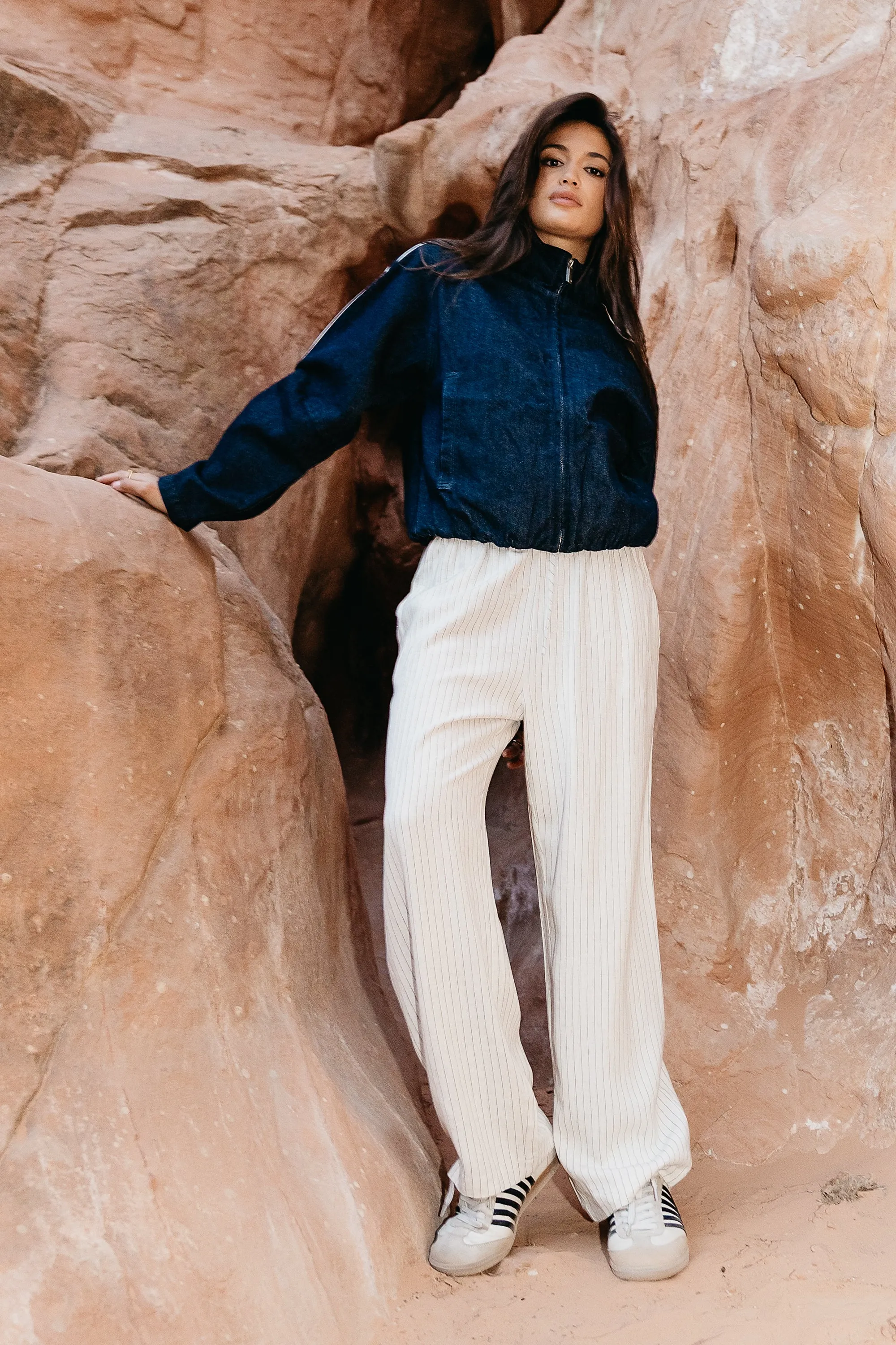 Lottie Striped Wide Leg Pants sold by bohme product image thumbnail 5