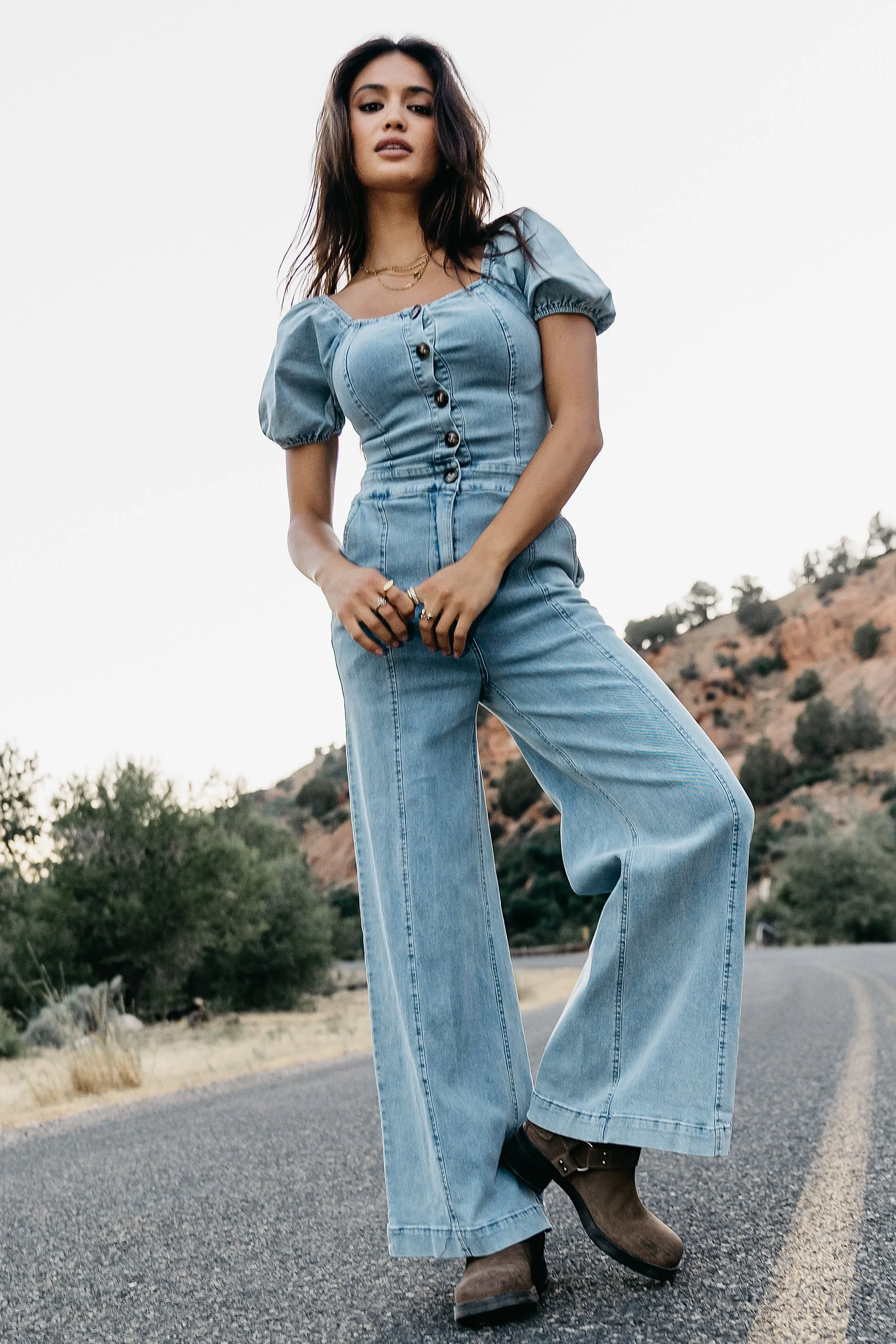 Mazie Denim Jumpsuit sold by bohme product image thumbnail 4