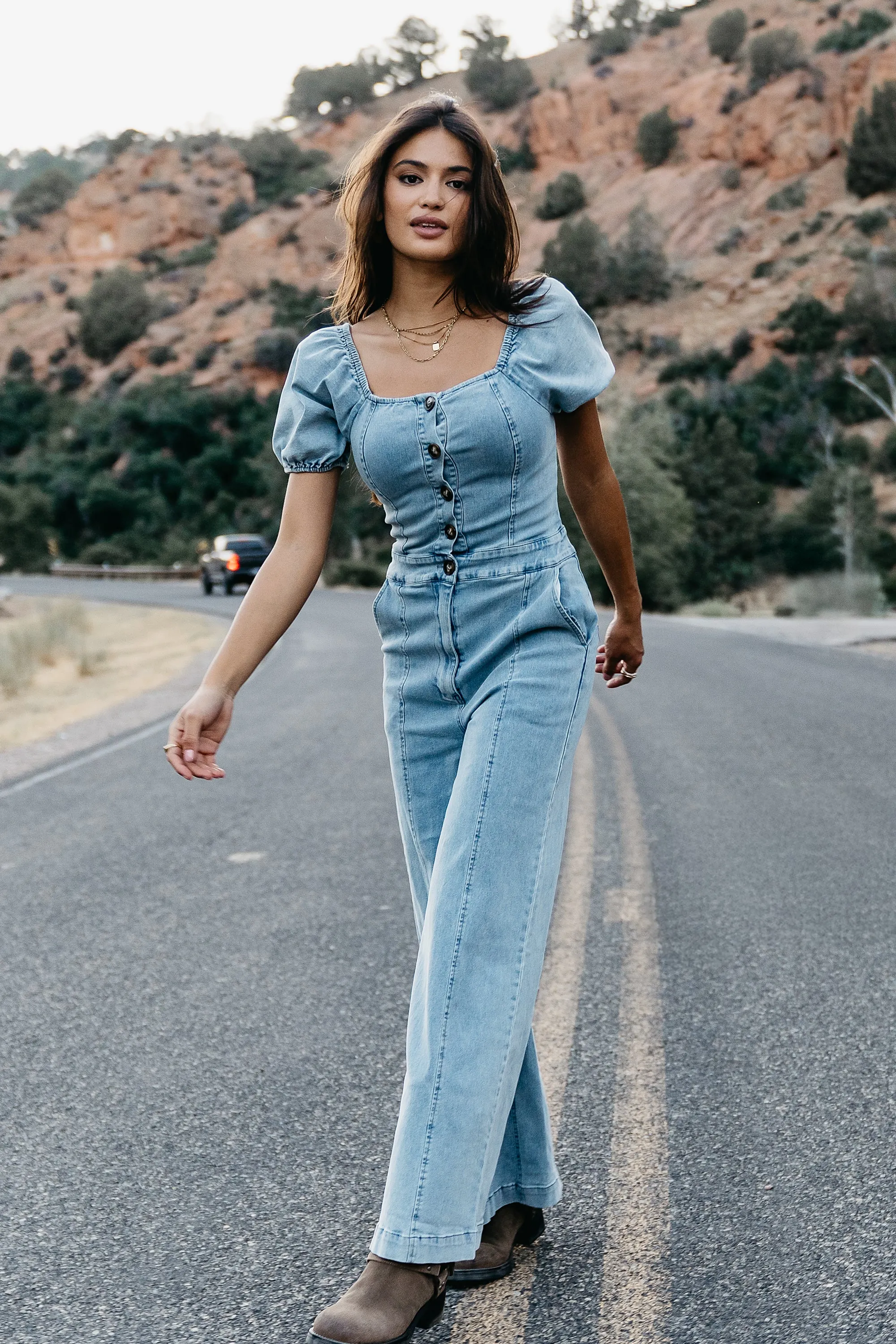 Mazie Denim Jumpsuit sold by bohme product image thumbnail 2
