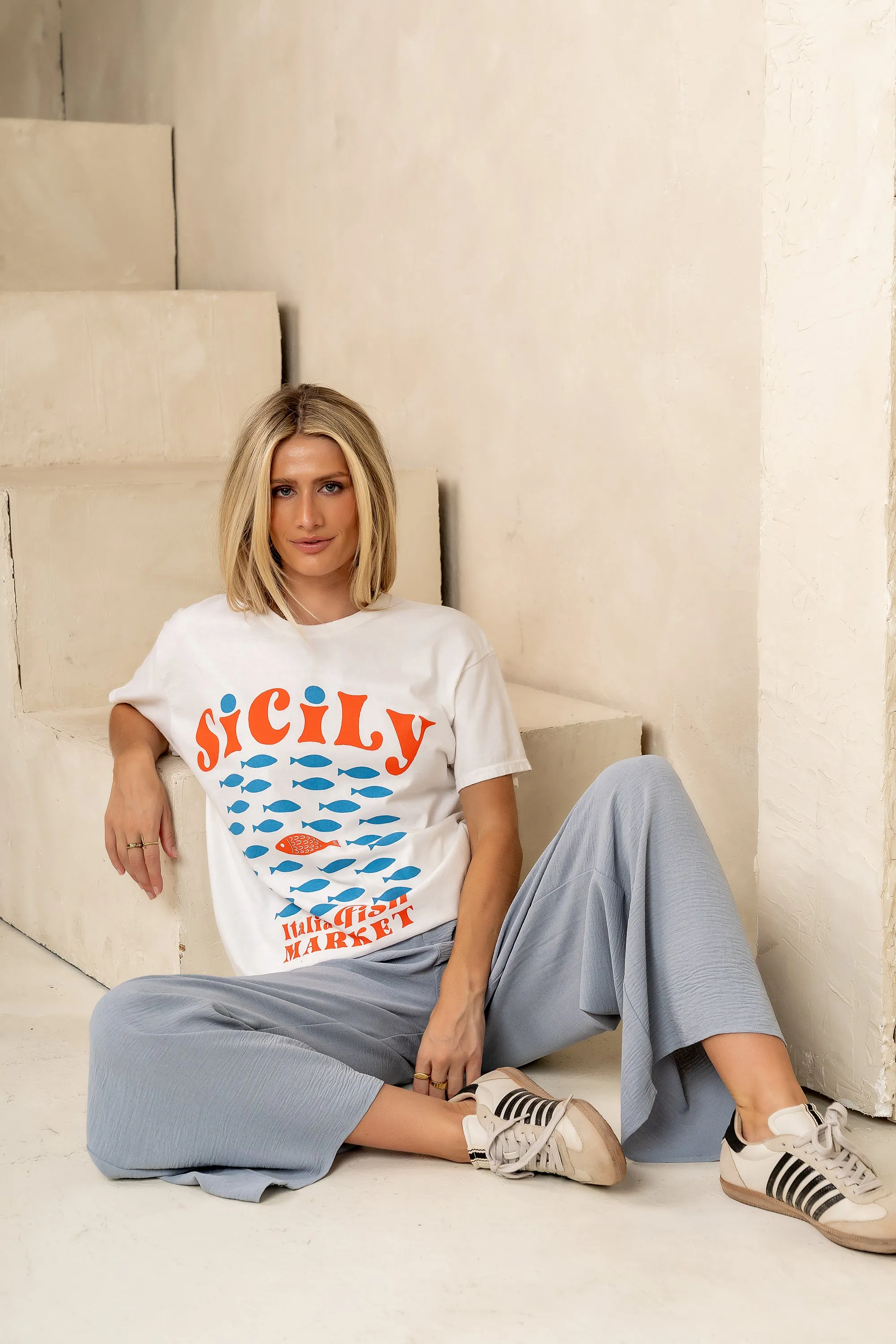 Sicily Oversized Graphic Tee - FINAL SALE sold by bohme