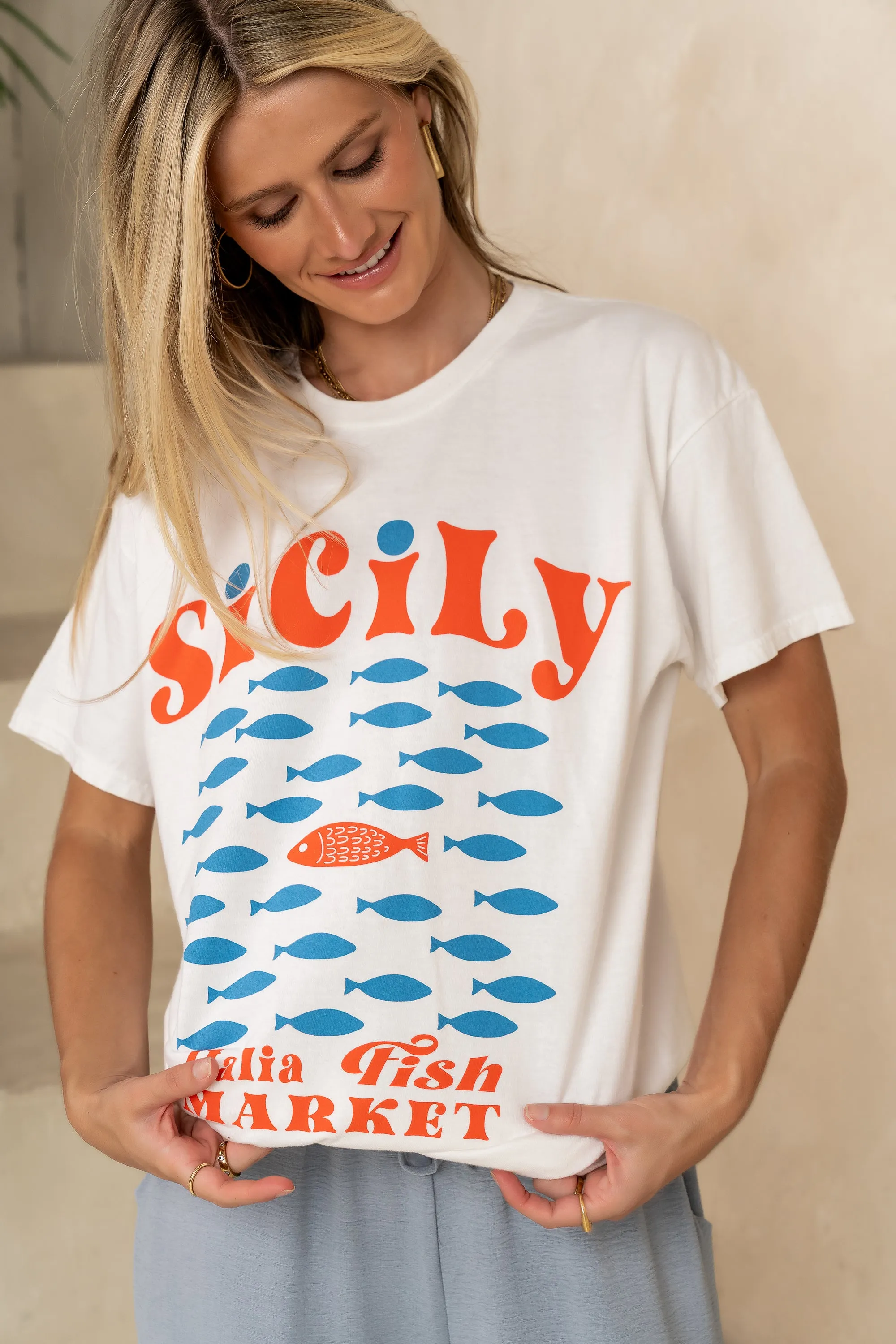 Sicily Oversized Graphic Tee - FINAL SALE sold by bohme product image thumbnail 2