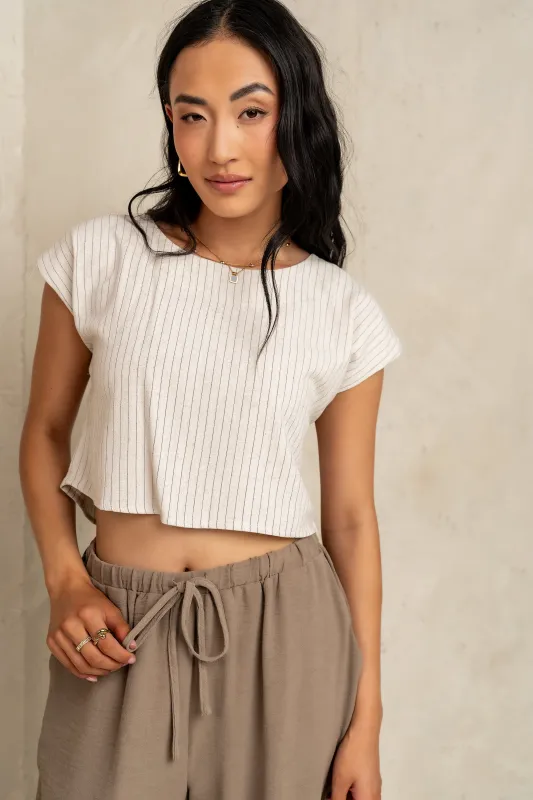 Lottie Striped Blouse - FINAL SALE sold by bohme