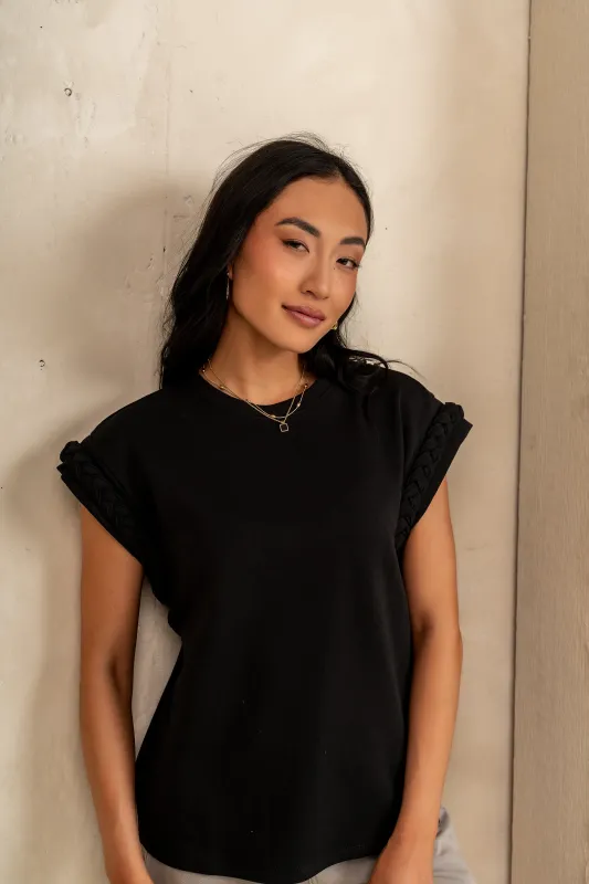 Tessa Knit Top in Black - FINAL SALE sold by bohme