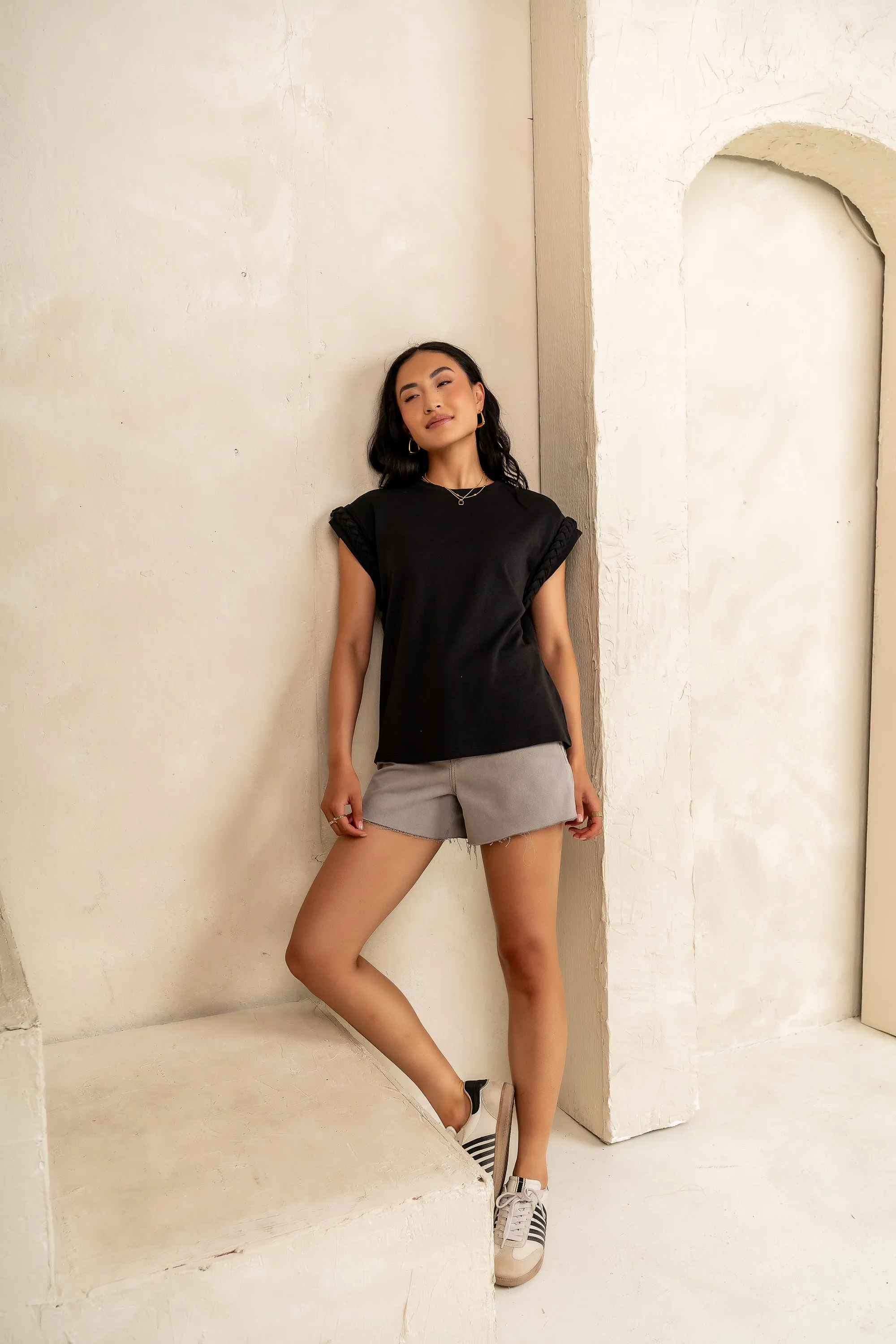 Tessa Knit Top in Black - FINAL SALE sold by bohme product image thumbnail 3