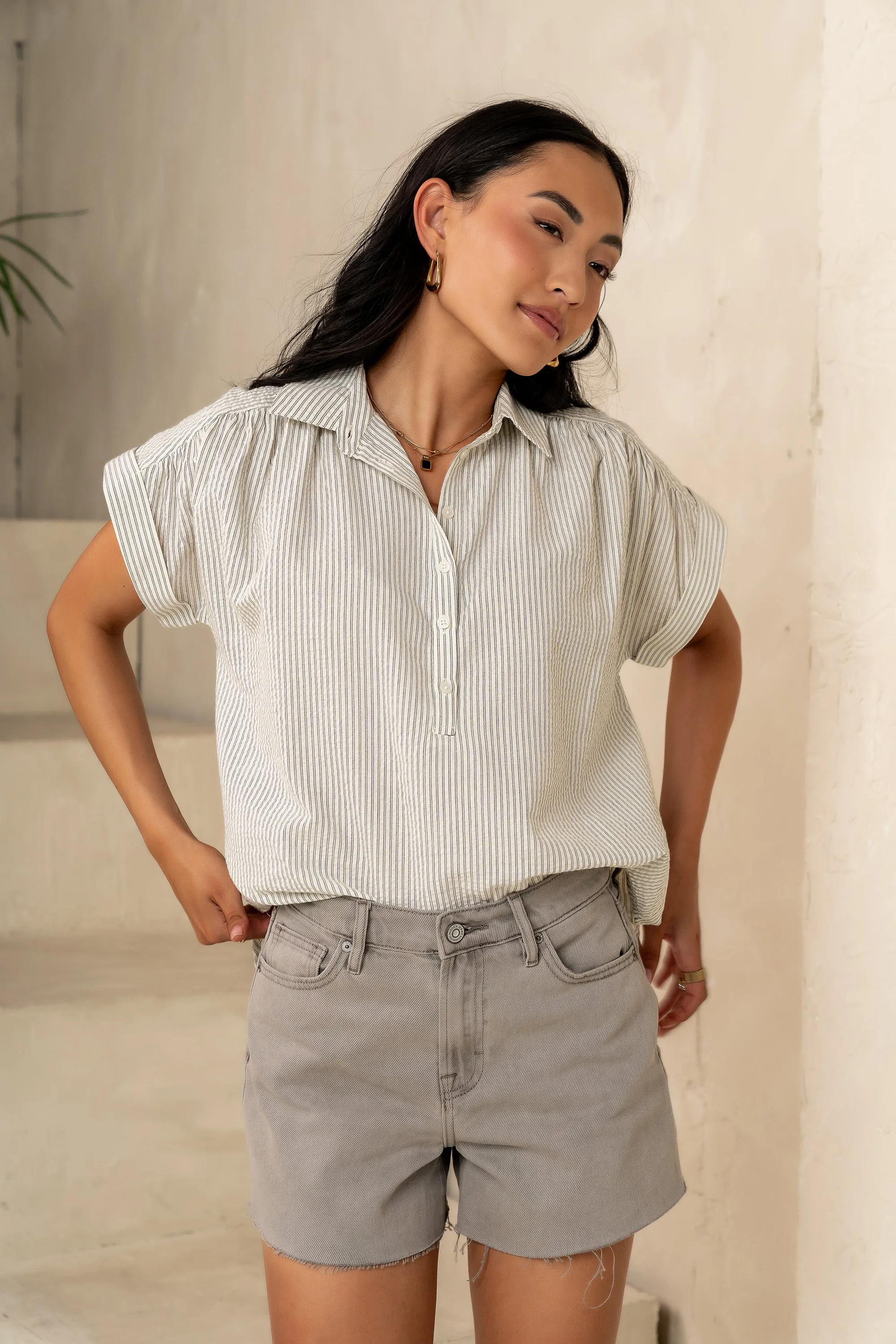 Flora Denim Shorts sold by bohme product image thumbnail 4