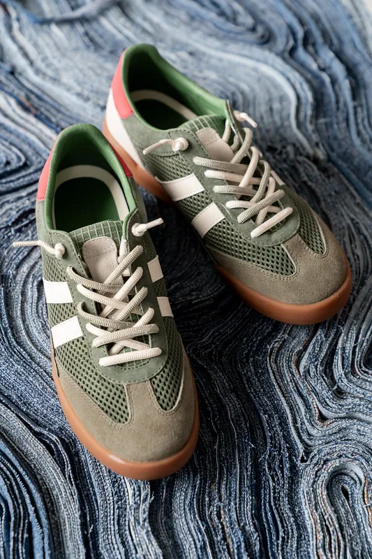 Steve Madden Verdict Sneakers in Green sold by bohme
