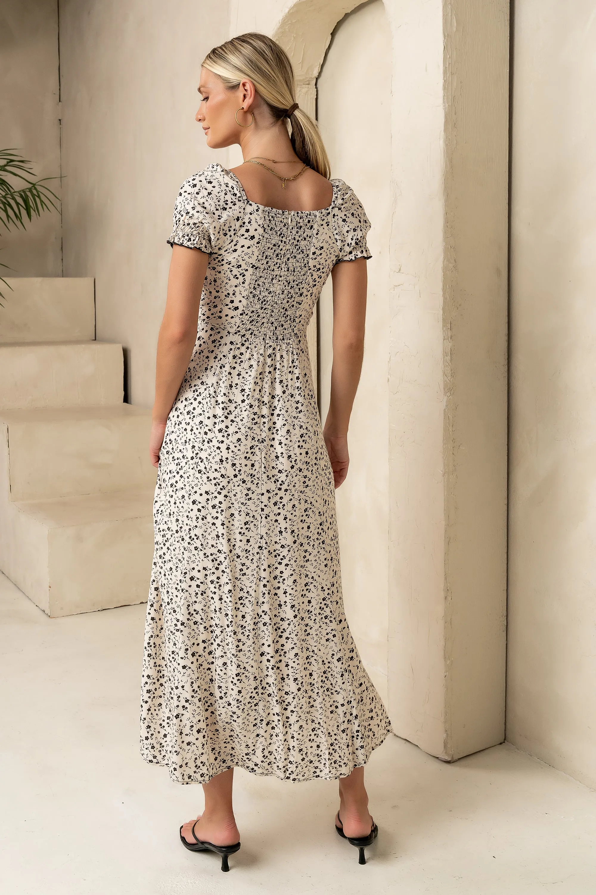 Marlow Maxi Dress in Cream - FINAL SALE sold by bohme product image thumbnail 5