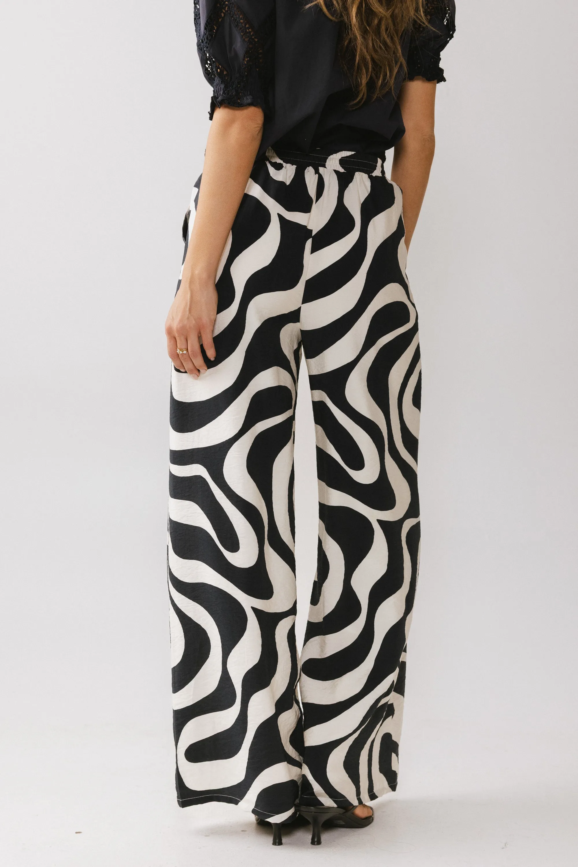 Remy Abstract Wide Leg Pants sold by bohme product image thumbnail 3