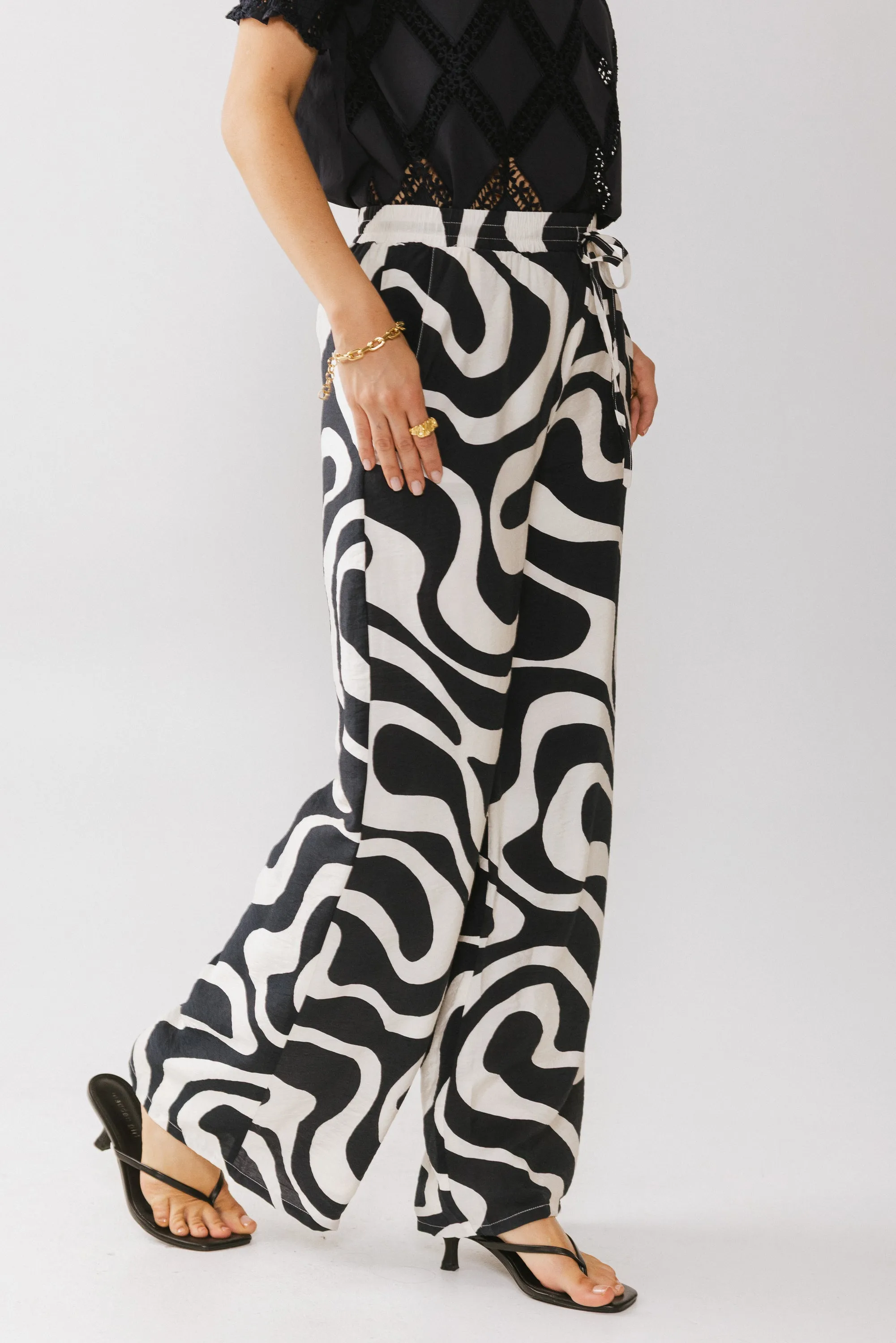 Remy Abstract Wide Leg Pants sold by bohme product image thumbnail 5