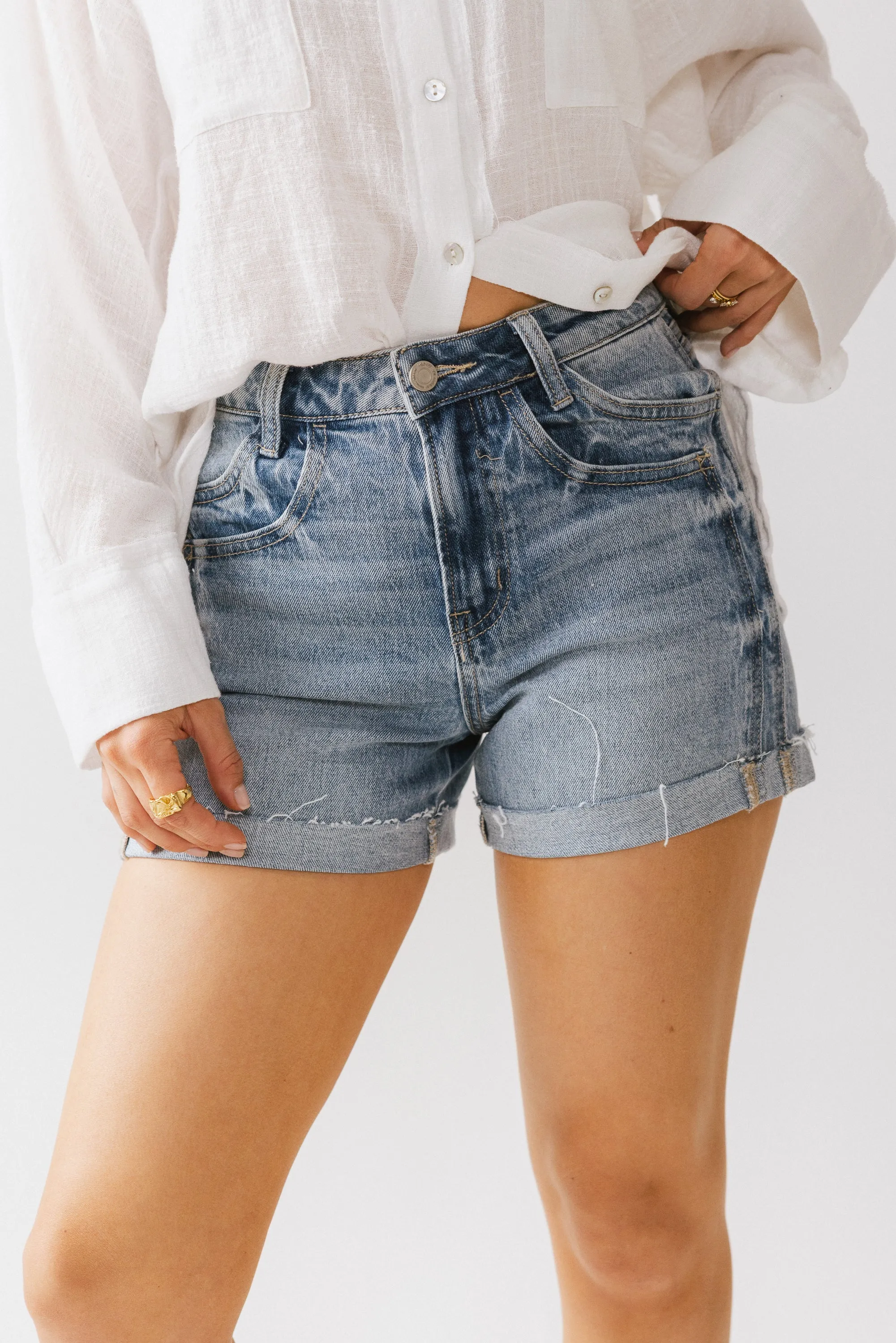 Jayla Denim Shorts sold by bohme product image thumbnail 3