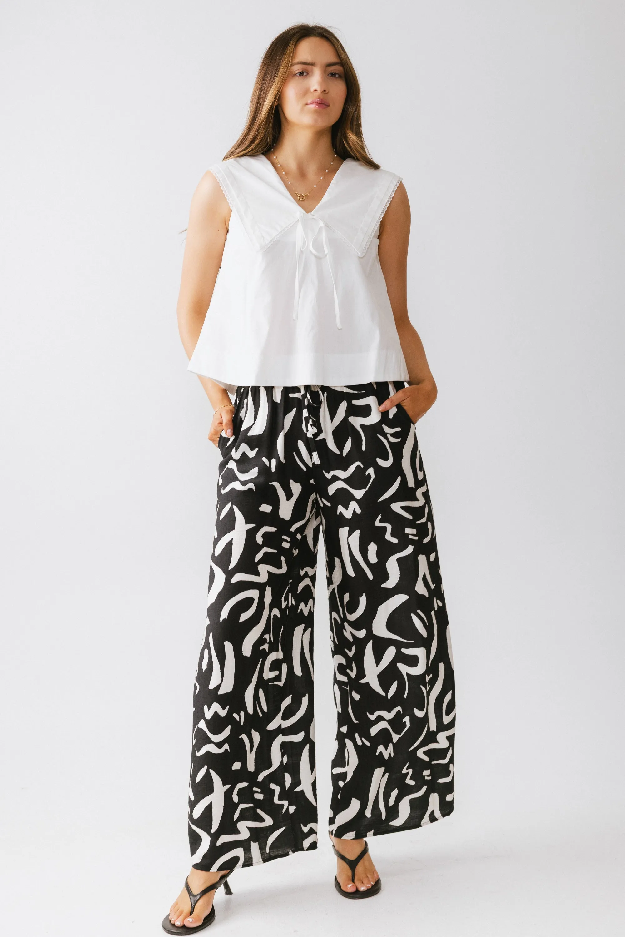 Dylan Wide Leg Pants in Black - FINAL SALE sold by bohme product image thumbnail 5