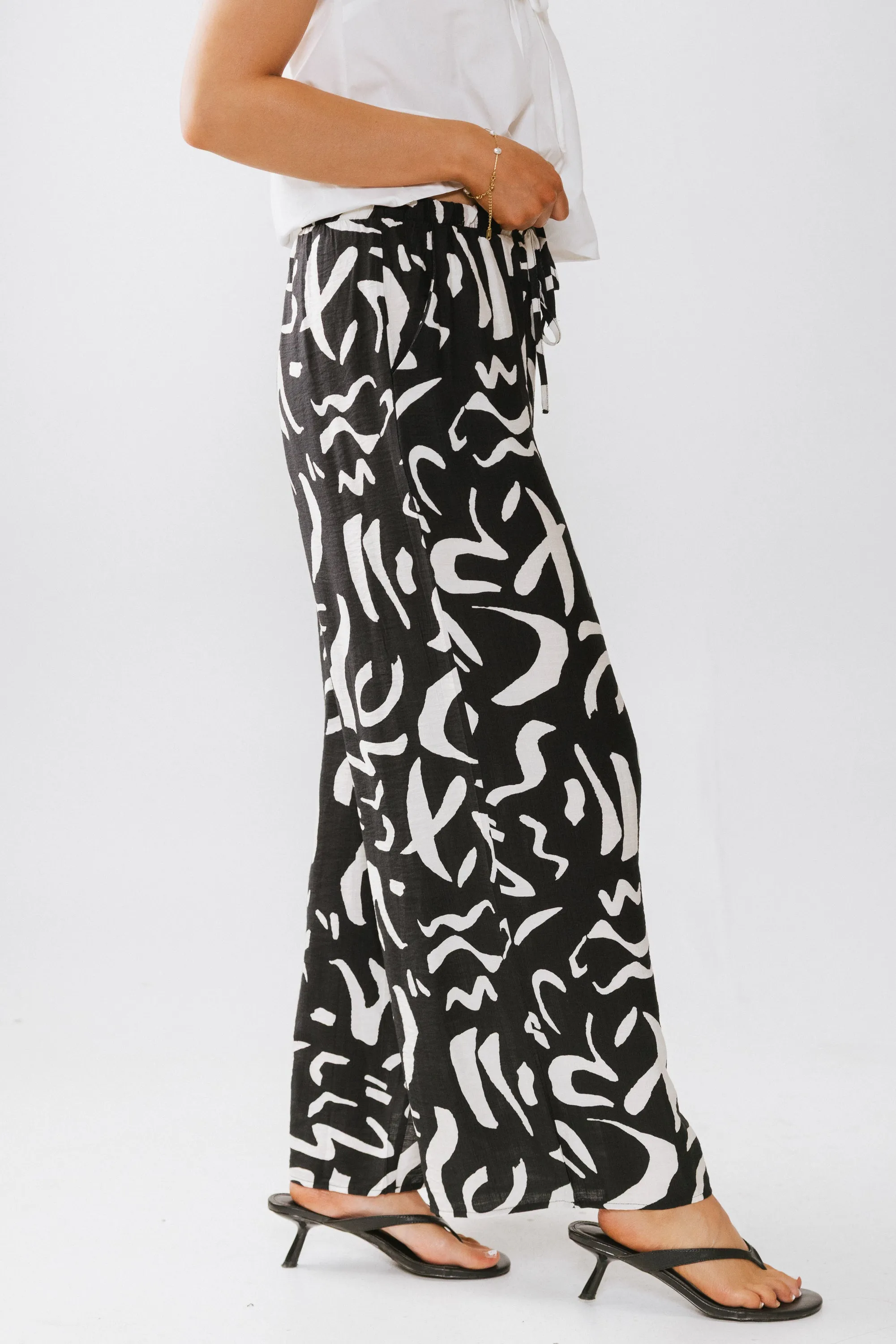 Dylan Wide Leg Pants in Black - FINAL SALE sold by bohme product image thumbnail 3