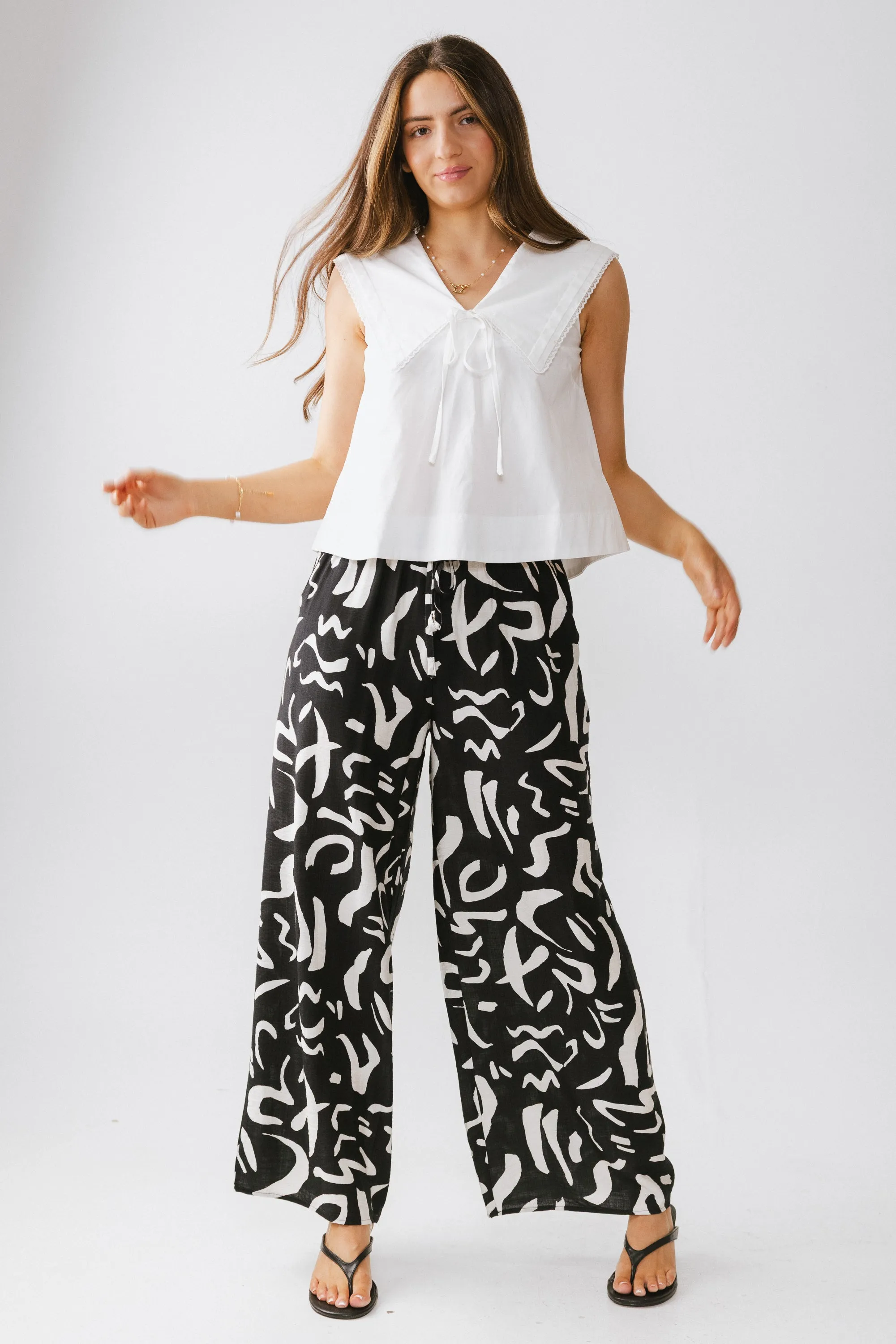 Dylan Wide Leg Pants in Black - FINAL SALE sold by bohme product image thumbnail 2