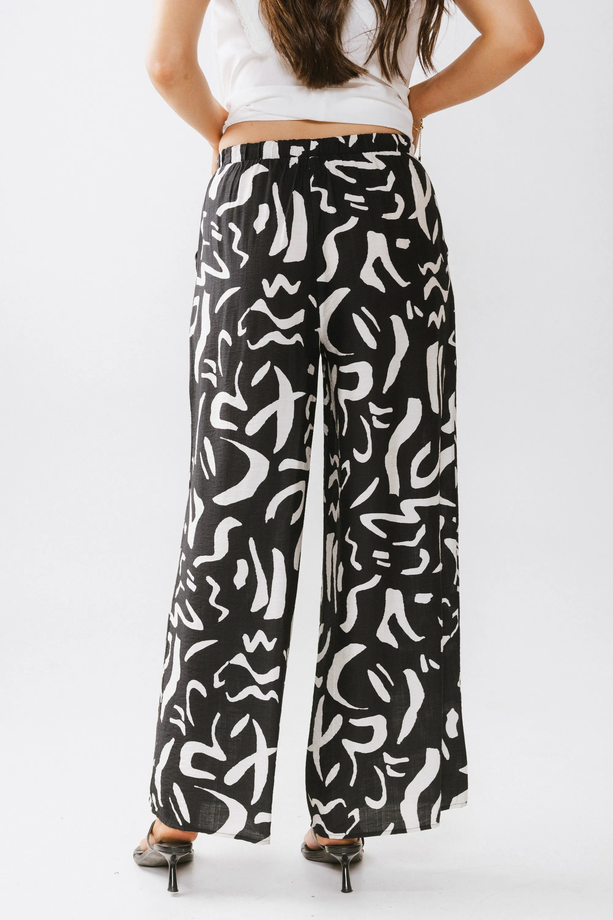 Dylan Wide Leg Pants in Black - FINAL SALE sold by bohme product image thumbnail 4