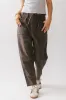 Rosie Tencel Loose Pants in Charcoal sold by bohme