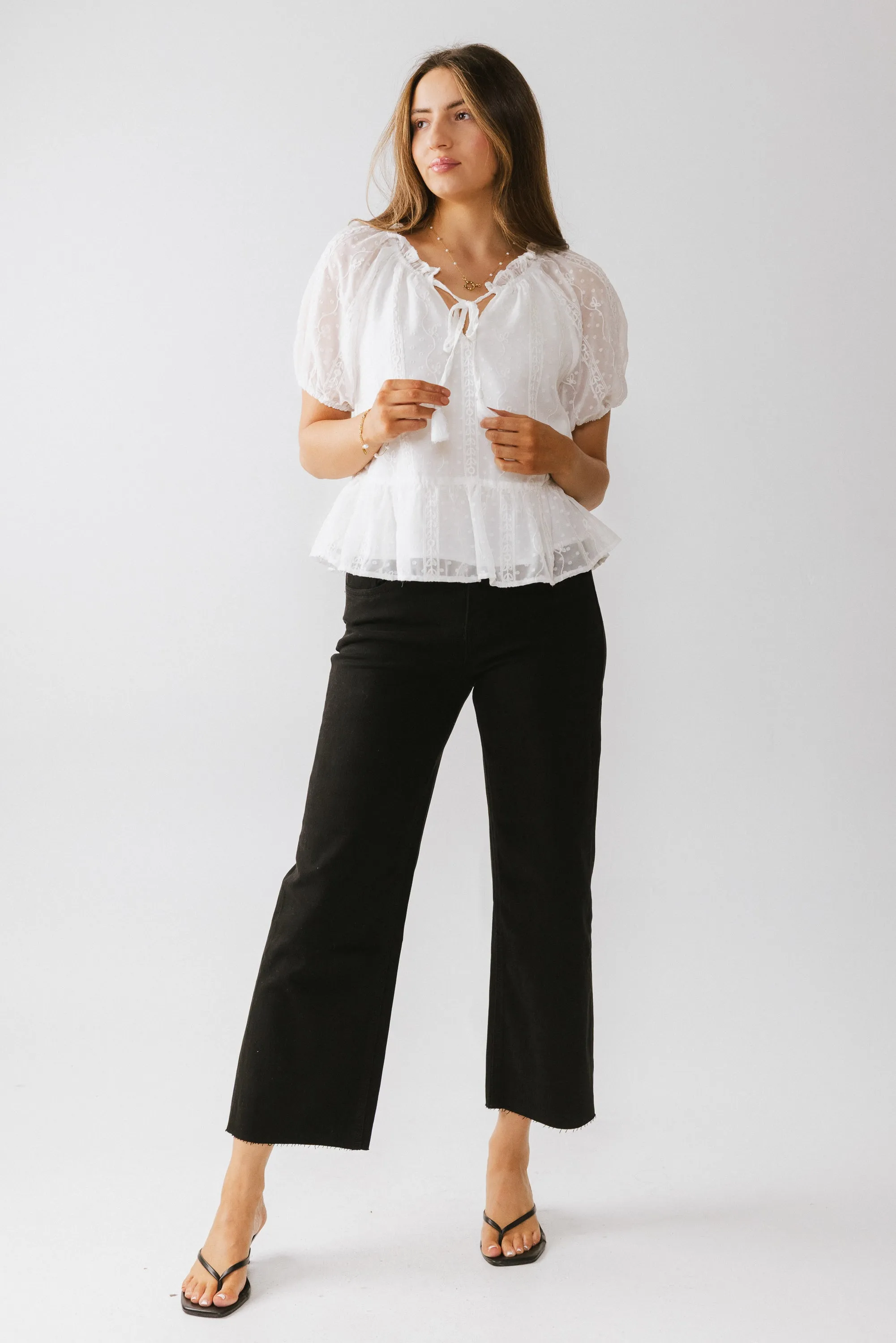 Jenny Cropped Wide Leg Jeans - FINAL SALE sold by bohme product image thumbnail 2