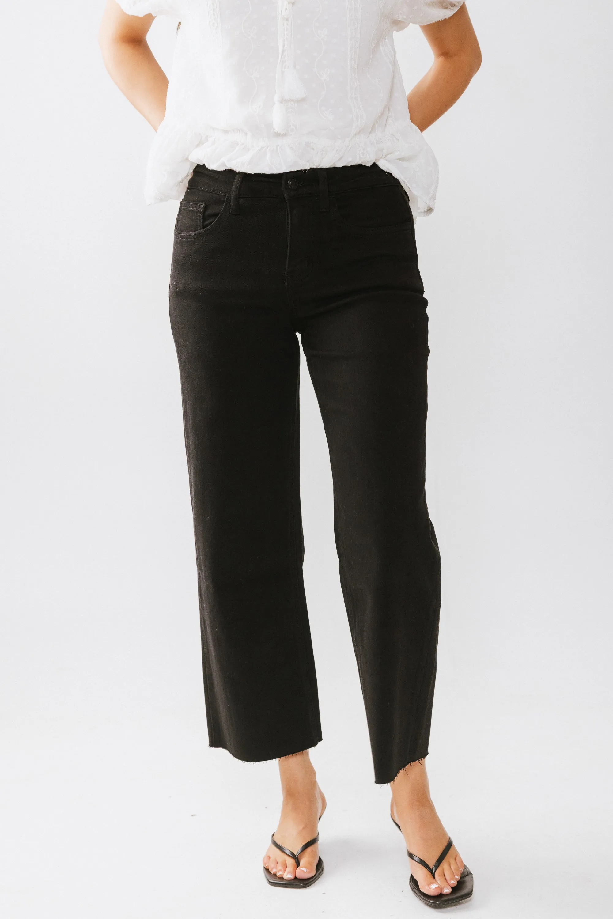 Jenny Cropped Wide Leg Jeans - FINAL SALE sold by bohme product image thumbnail 5