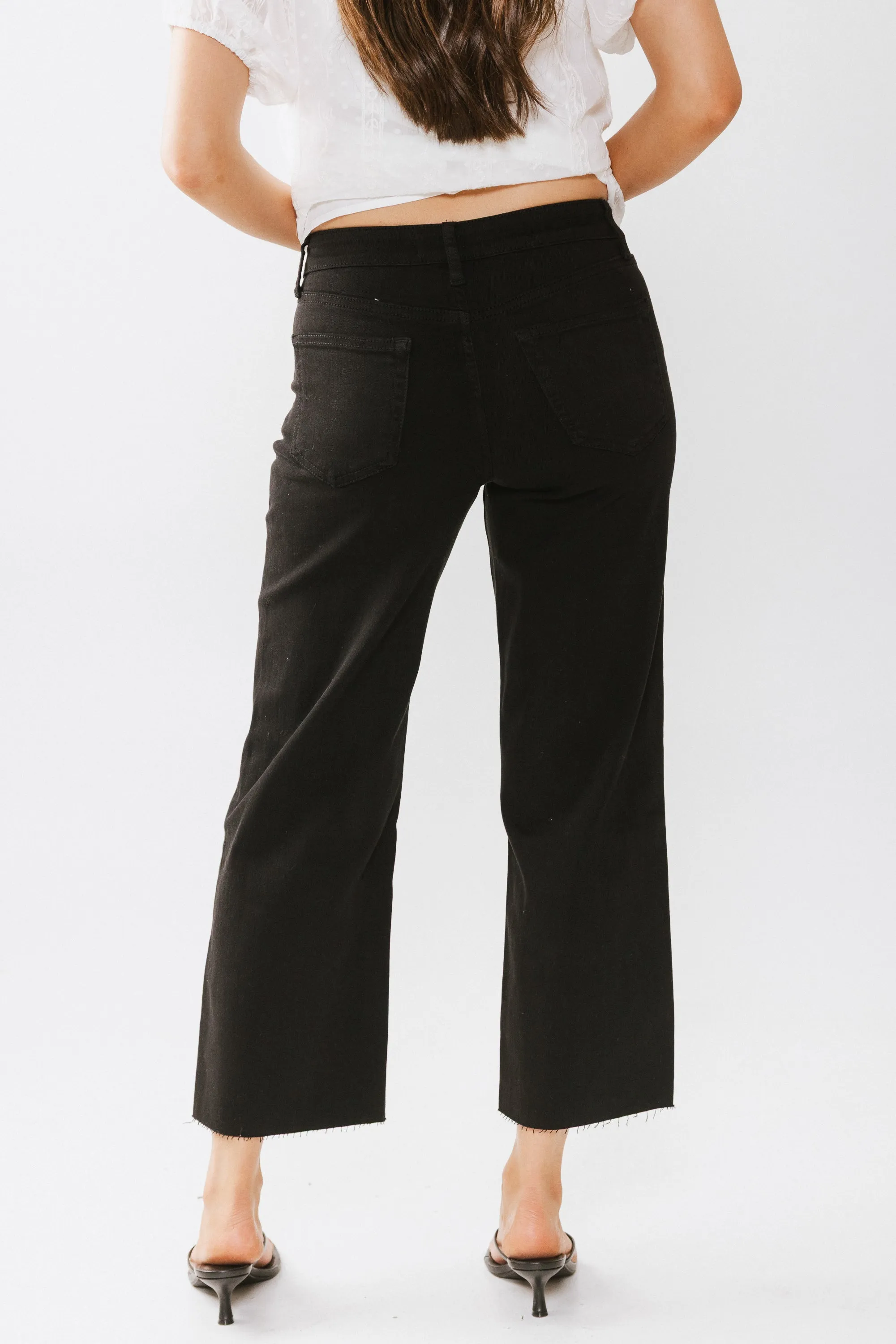 Jenny Cropped Wide Leg Jeans - FINAL SALE sold by bohme product image thumbnail 3