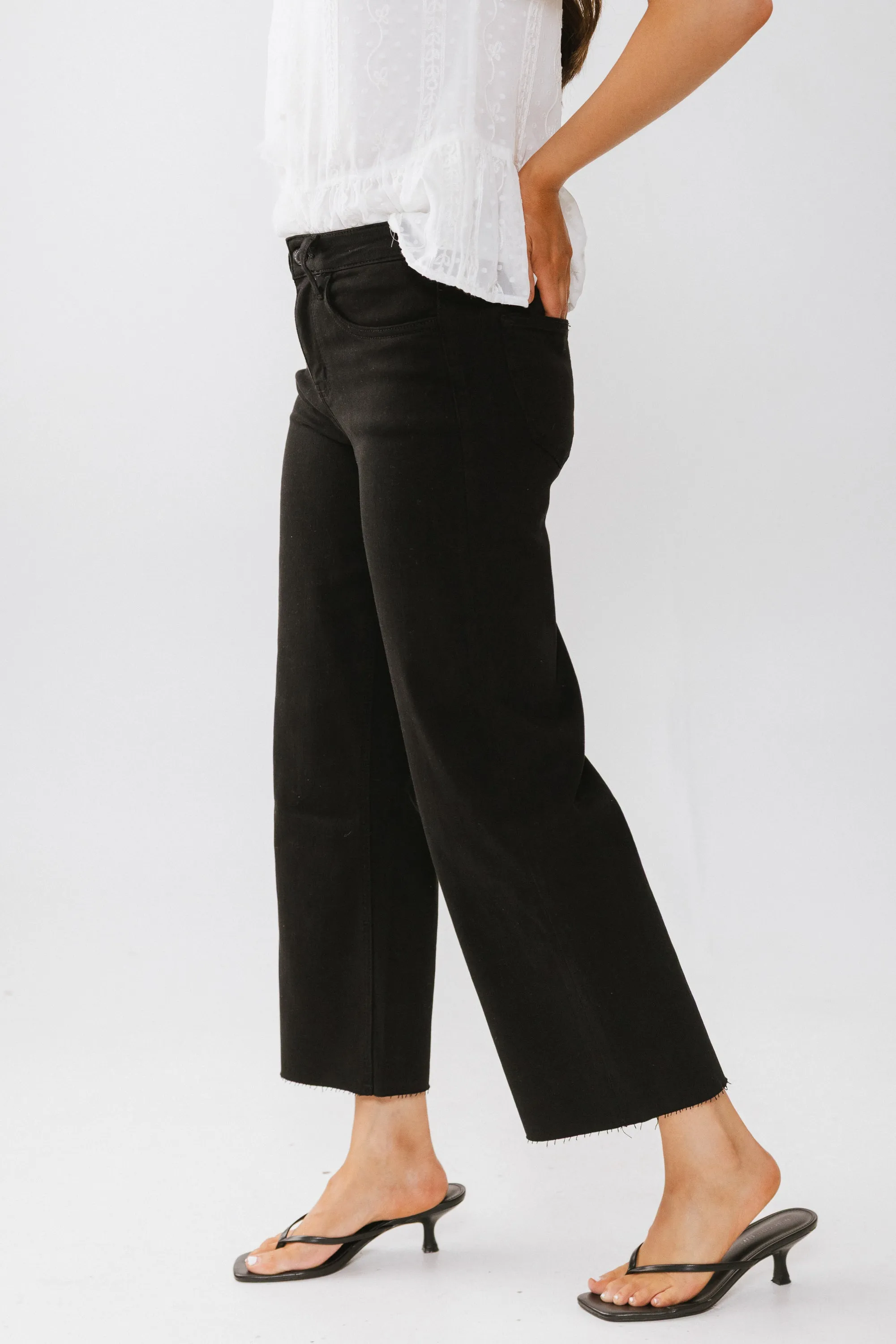 Jenny Cropped Wide Leg Jeans - FINAL SALE sold by bohme product image thumbnail 4
