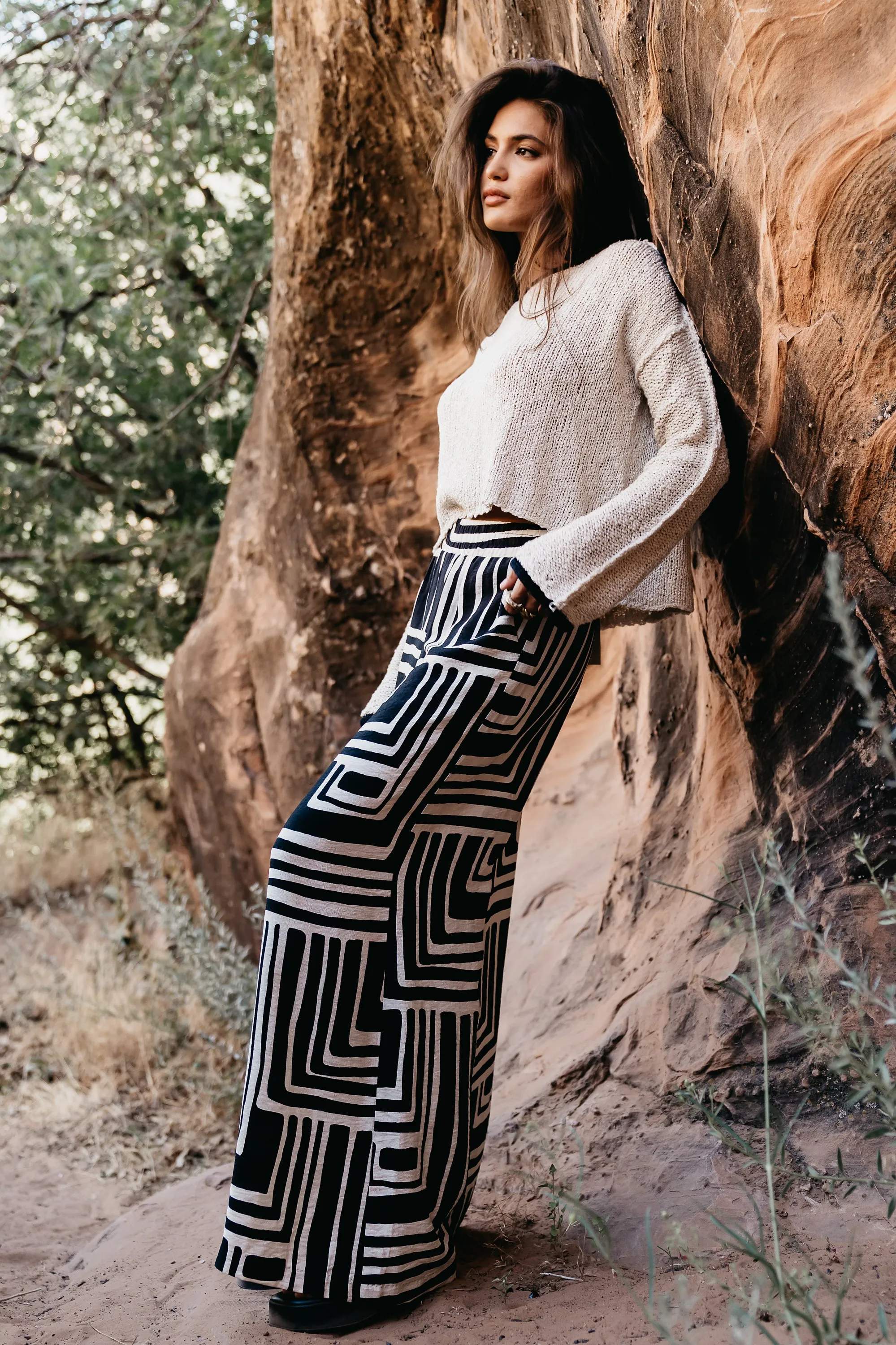 Robin Knit Sweater in Oatmeal sold by bohme product image thumbnail 2