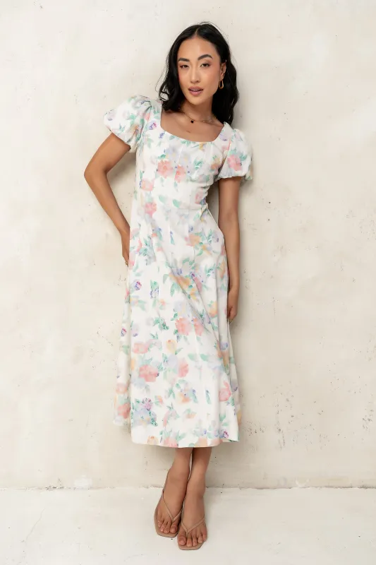 Mollie Floral Maxi Dress sold by bohme