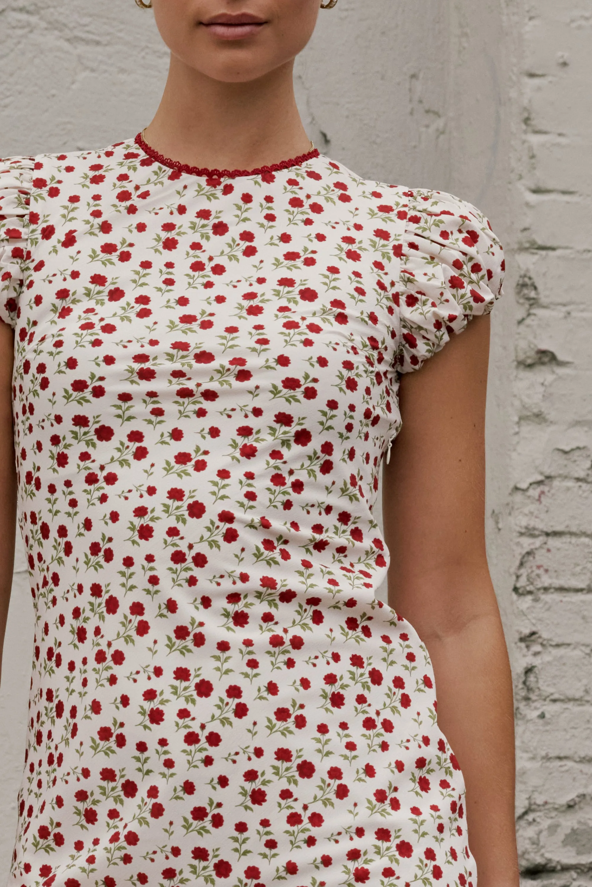 Ellianna Floral Maxi Dress in Cream sold by bohme product image thumbnail 2