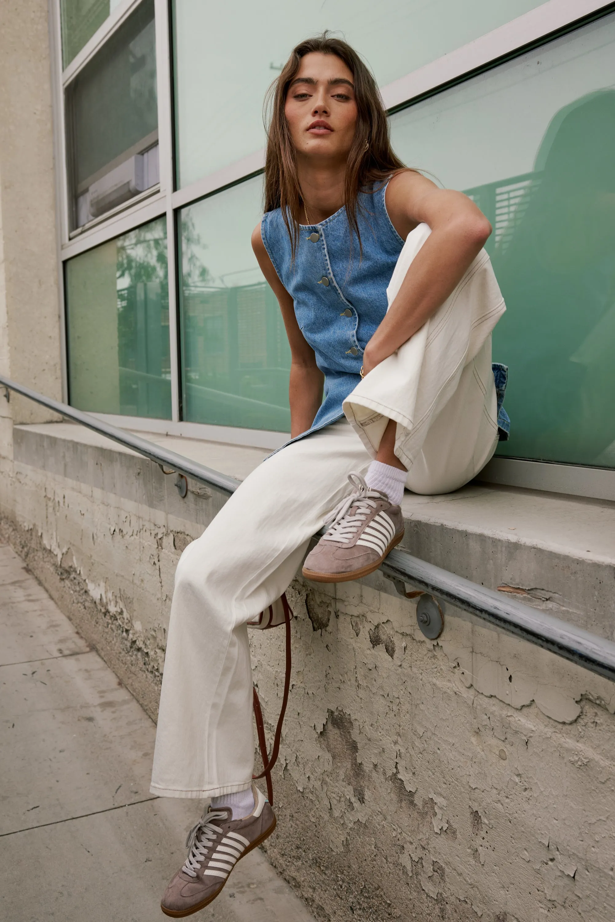 Lyra Denim Vest sold by bohme product image thumbnail 3