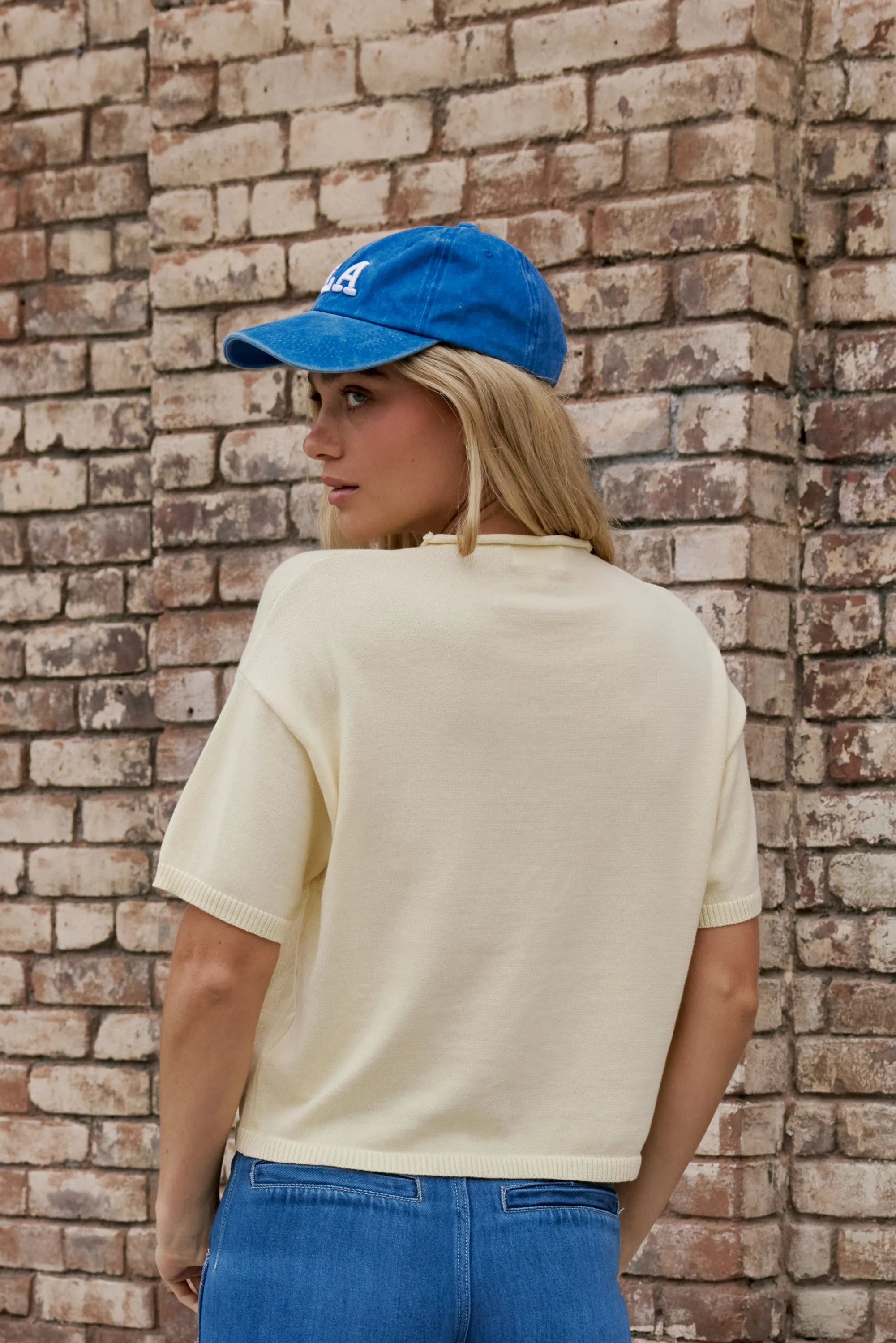 Camila Sweater in Butter Yellow sold by bohme product image thumbnail 2