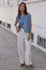 Paige Knit Sweater in Blue sold by bohme