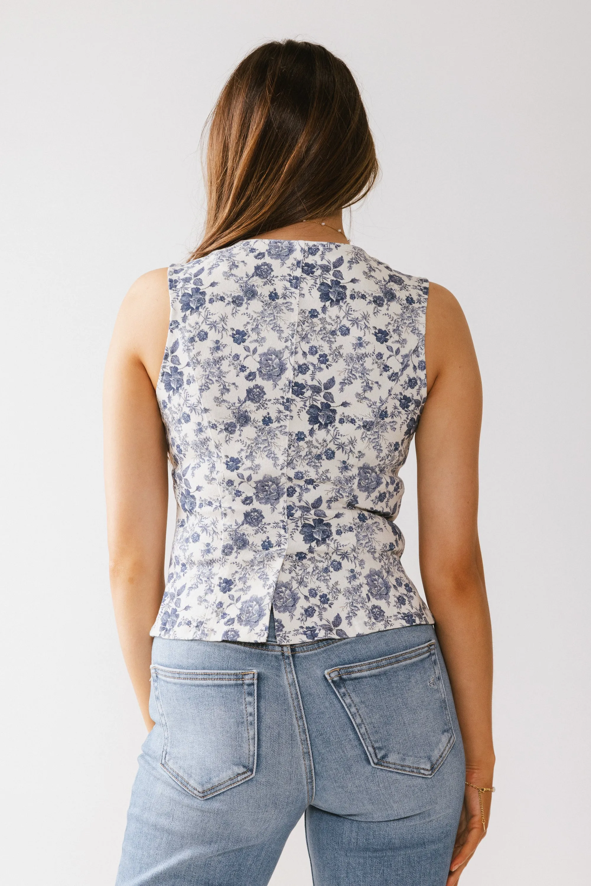 Piper Denim Button Up in Blue - FINAL SALE sold by bohme product image thumbnail 4