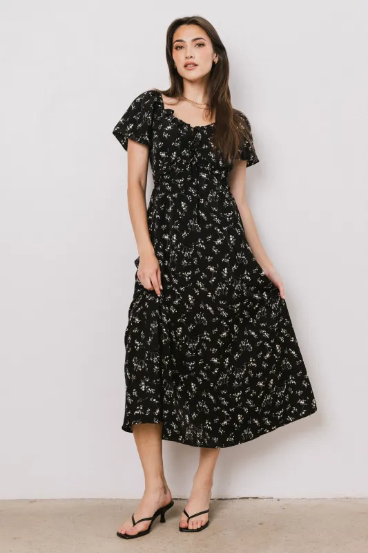 Ensley Floral Maxi Dress sold by bohme