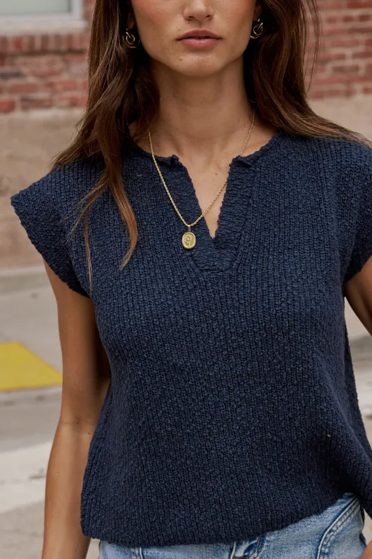 Aylin Sweater in Navy - FINAL SALE sold by bohme