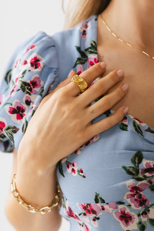 Thea Textured Ring sold by bohme