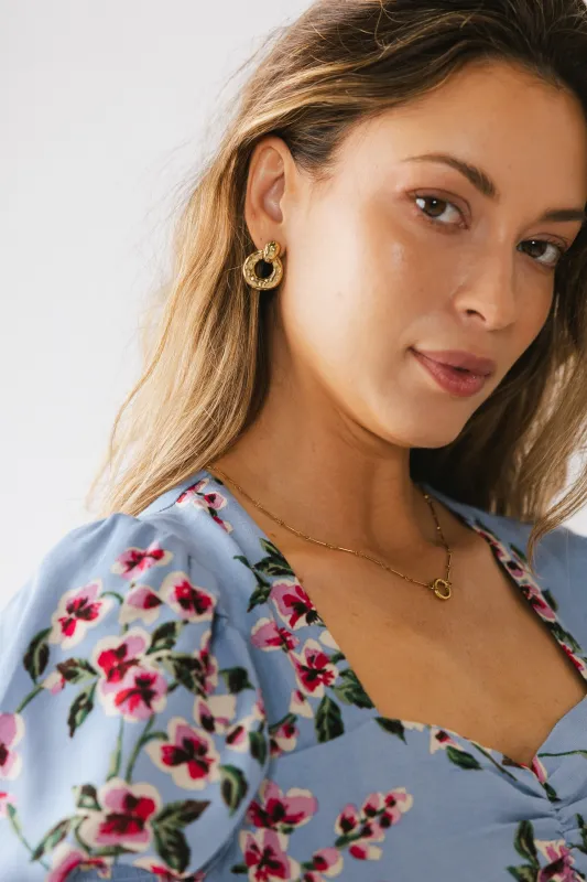 Blaire Textured Earrings made by bohme