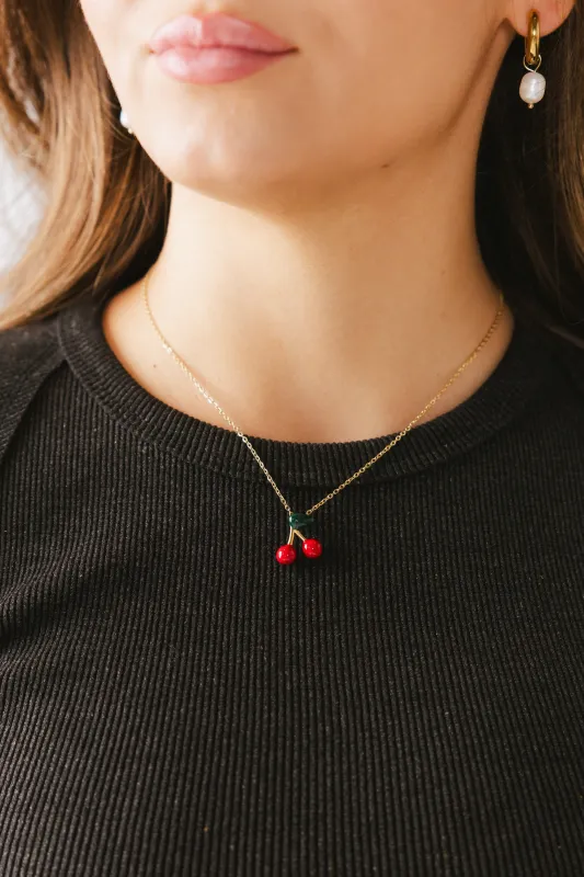 Piper Cherry Necklace sold by bohme
