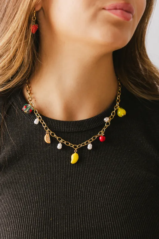 Callie Charm Necklace sold by bohme