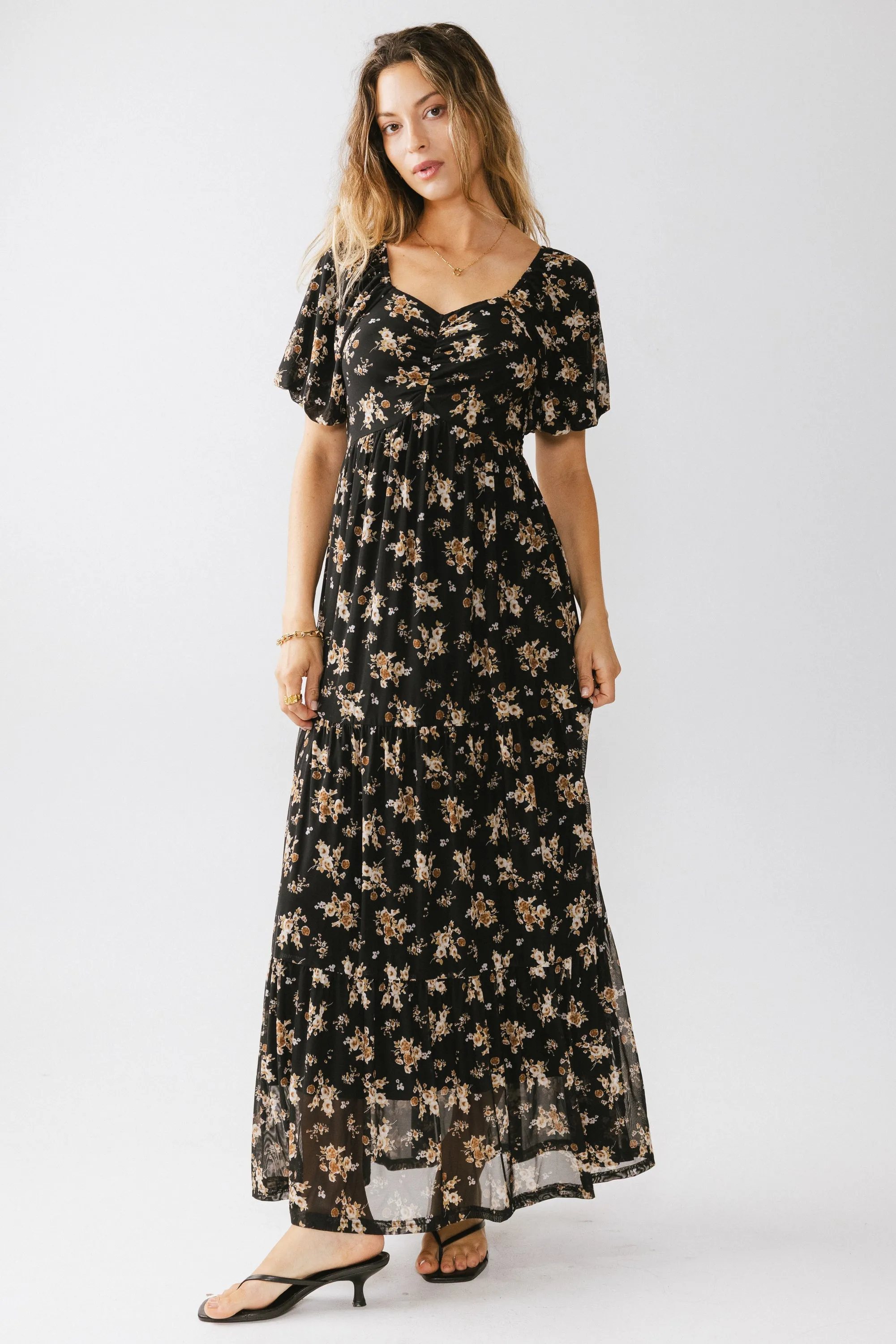 Reed Floral Maxi Dress sold by bohme product image thumbnail 5
