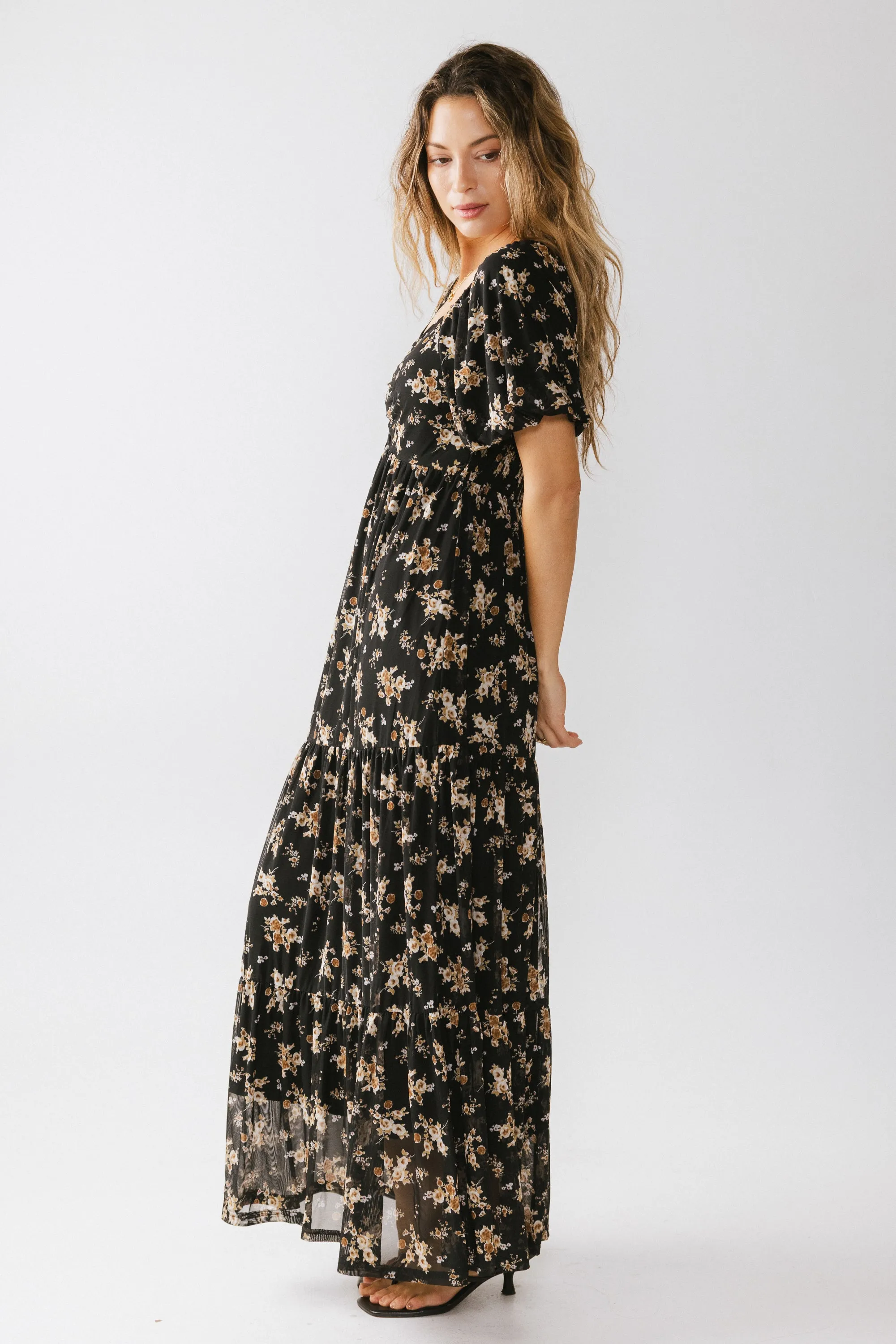 Reed Floral Maxi Dress sold by bohme product image thumbnail 4
