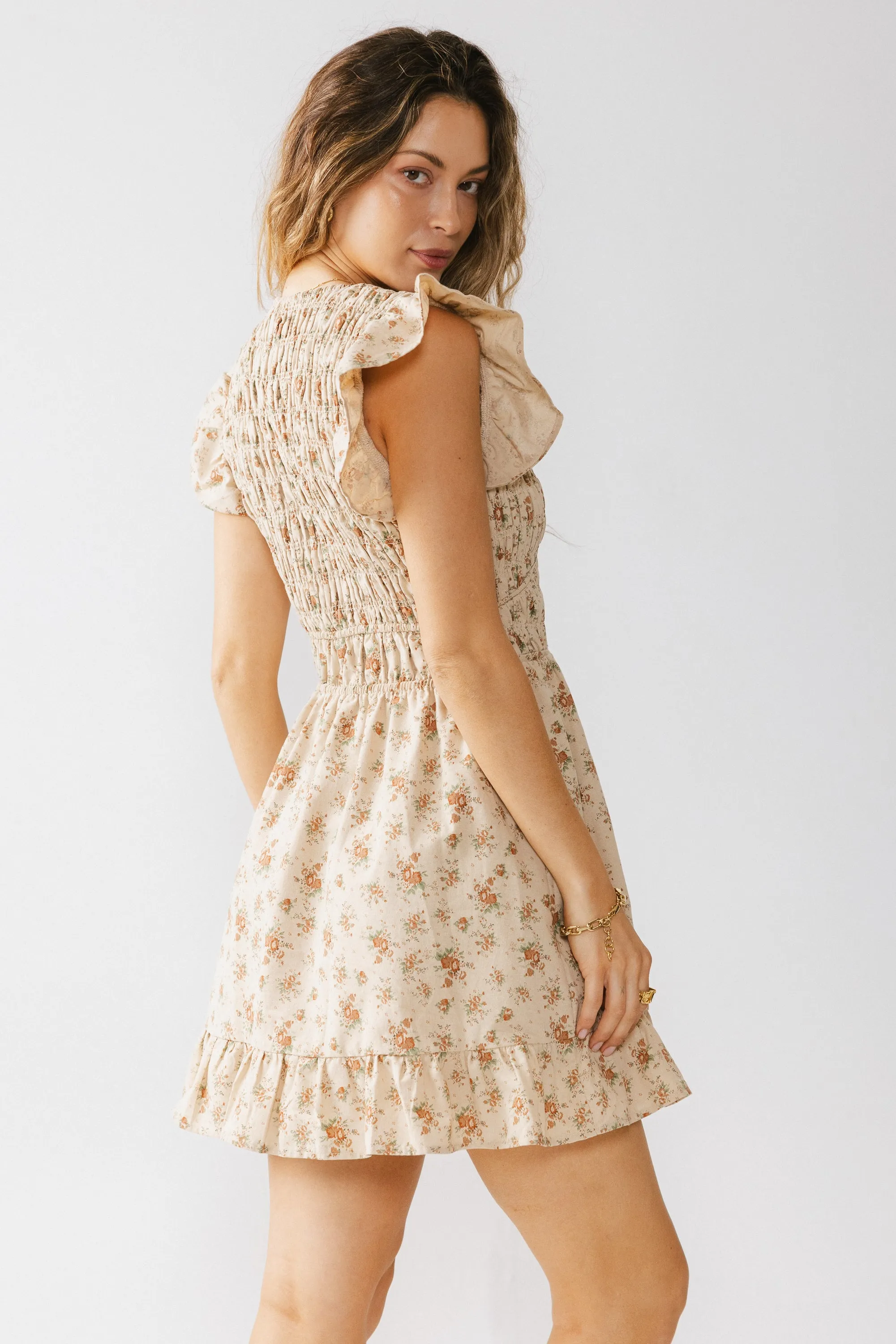 Kayce Floral Mini Dress - FINAL SALE sold by bohme product image thumbnail 5