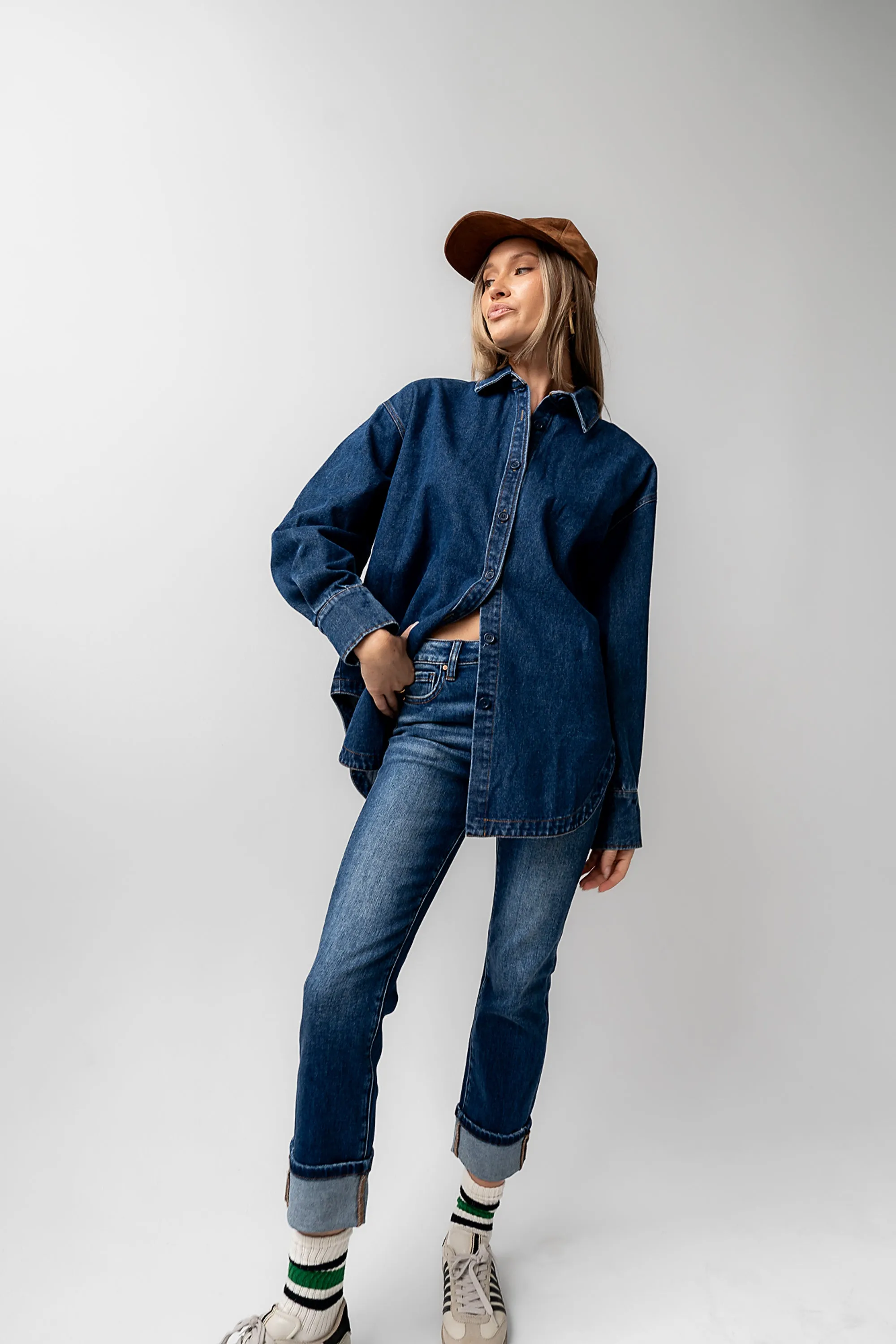 Elliot Cuffed Straight Leg Jeans - FINAL SALE sold by bohme product image thumbnail 5