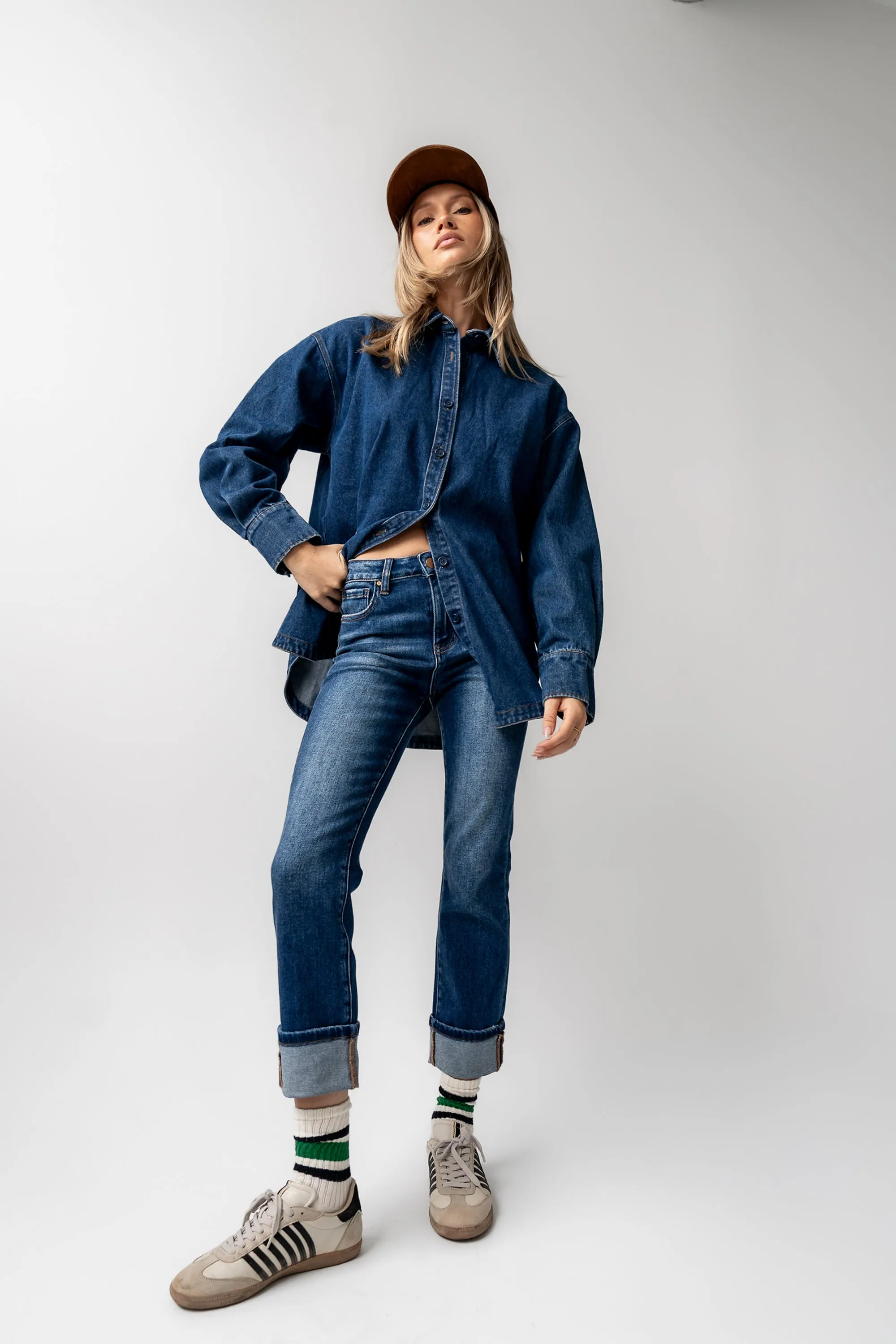 Elliot Cuffed Straight Leg Jeans - FINAL SALE sold by bohme product image thumbnail 3