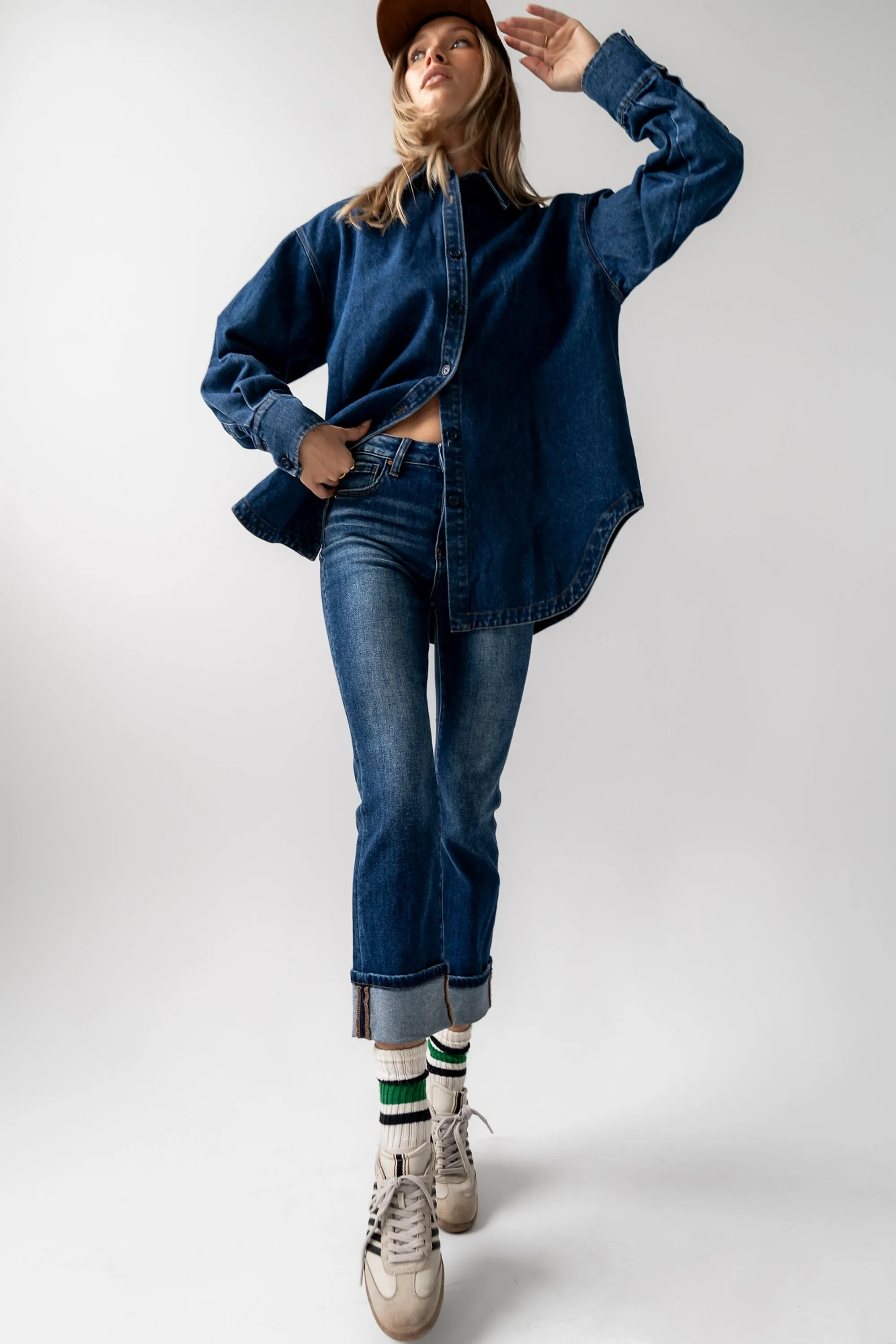 Elliot Cuffed Straight Leg Jeans - FINAL SALE sold by bohme product image thumbnail 2