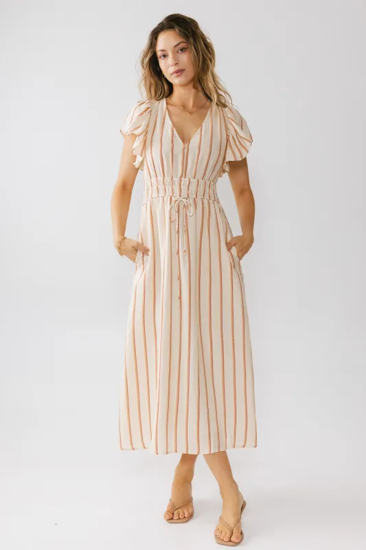 Khloe Abstract Maxi Dress - FINAL SALE sold by bohme