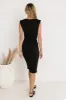 Zarela Ribbed Dress in Black - FINAL SALE sold by bohme