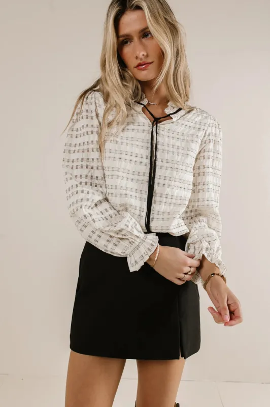 Kelly Textured Blouse - FINAL SALE sold by bohme