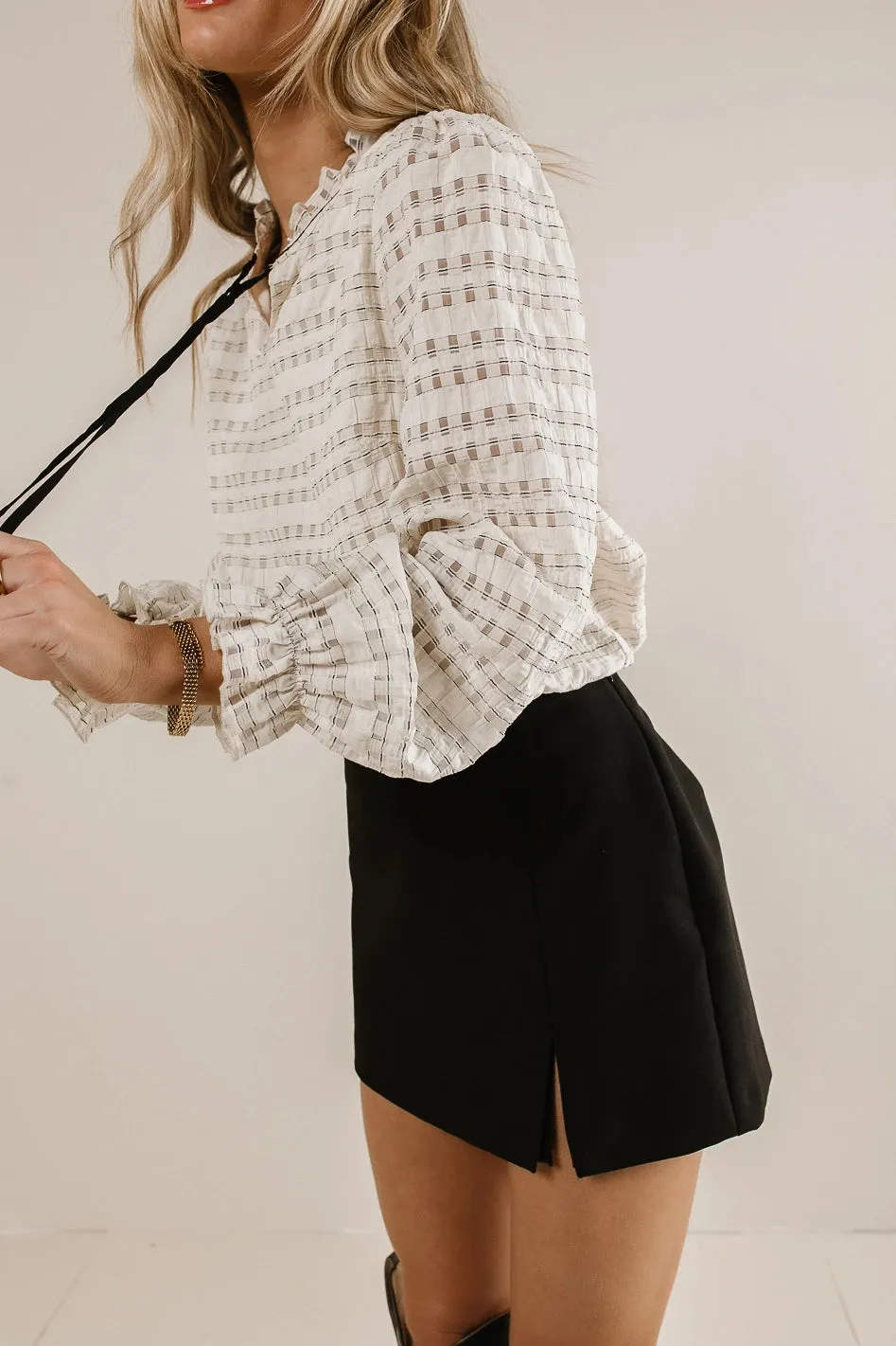 Kelly Textured Blouse - FINAL SALE sold by bohme product image thumbnail 3